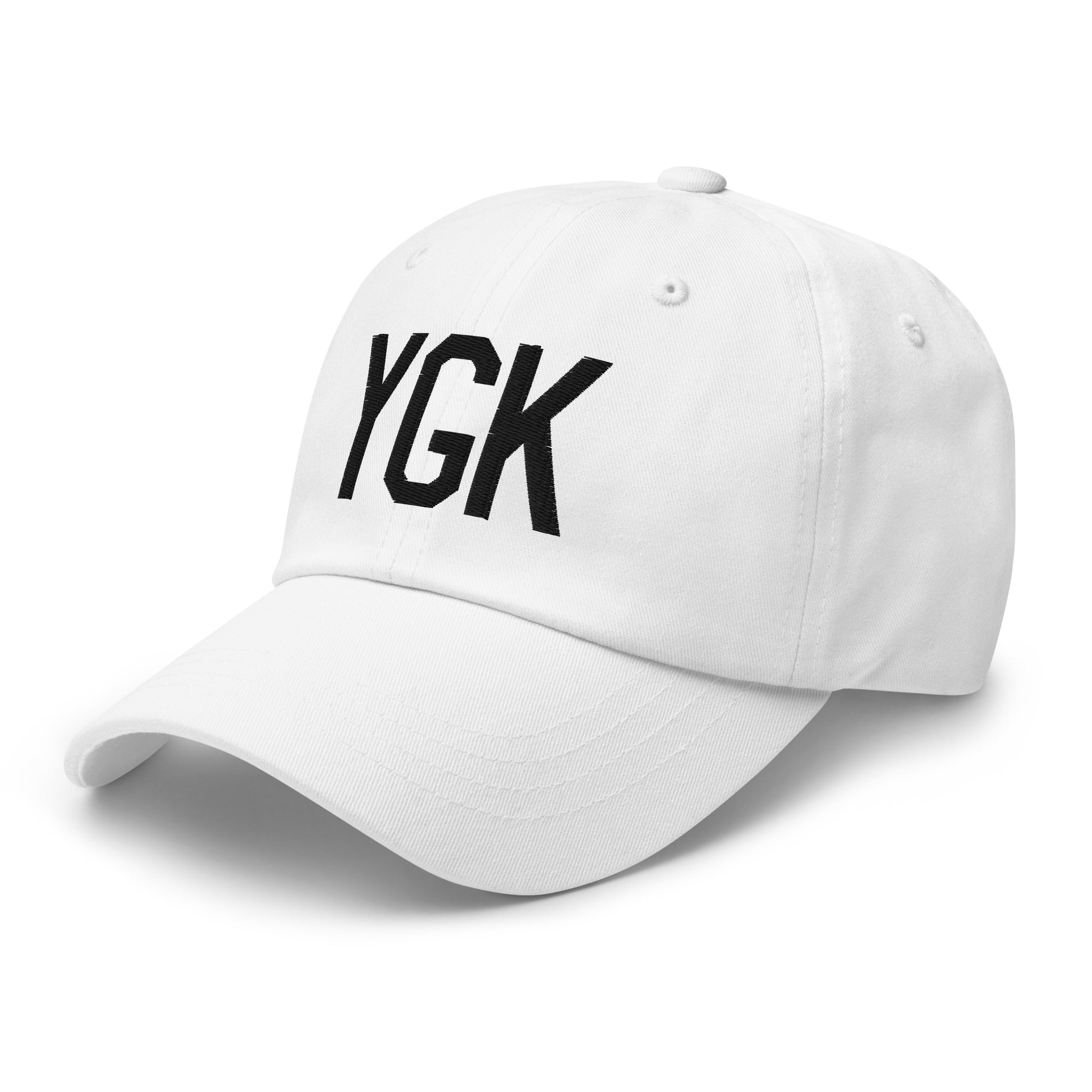 Airport Code Baseball Cap - Black • YGK Kingston • YHM Designs - Image 20