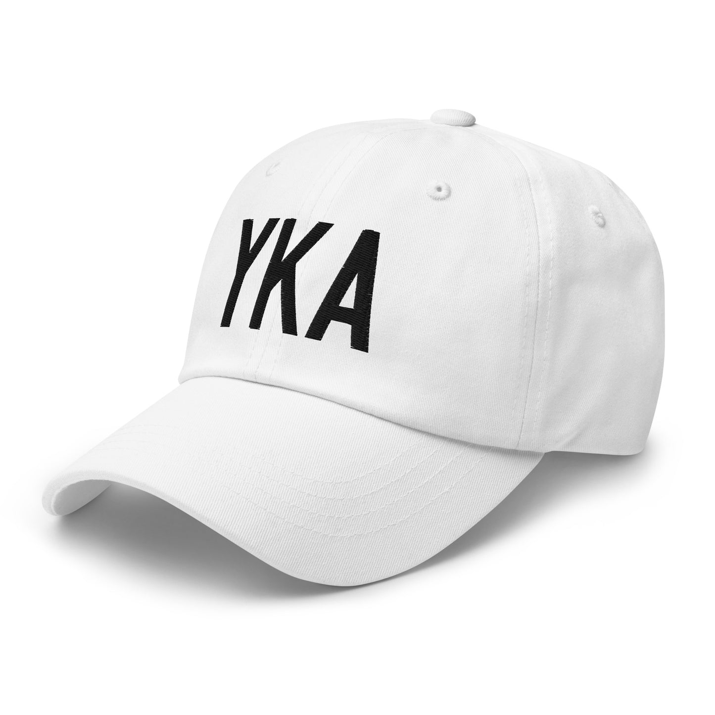 Airport Code Baseball Cap - Black • YKA Kamloops • YHM Designs - Image 20