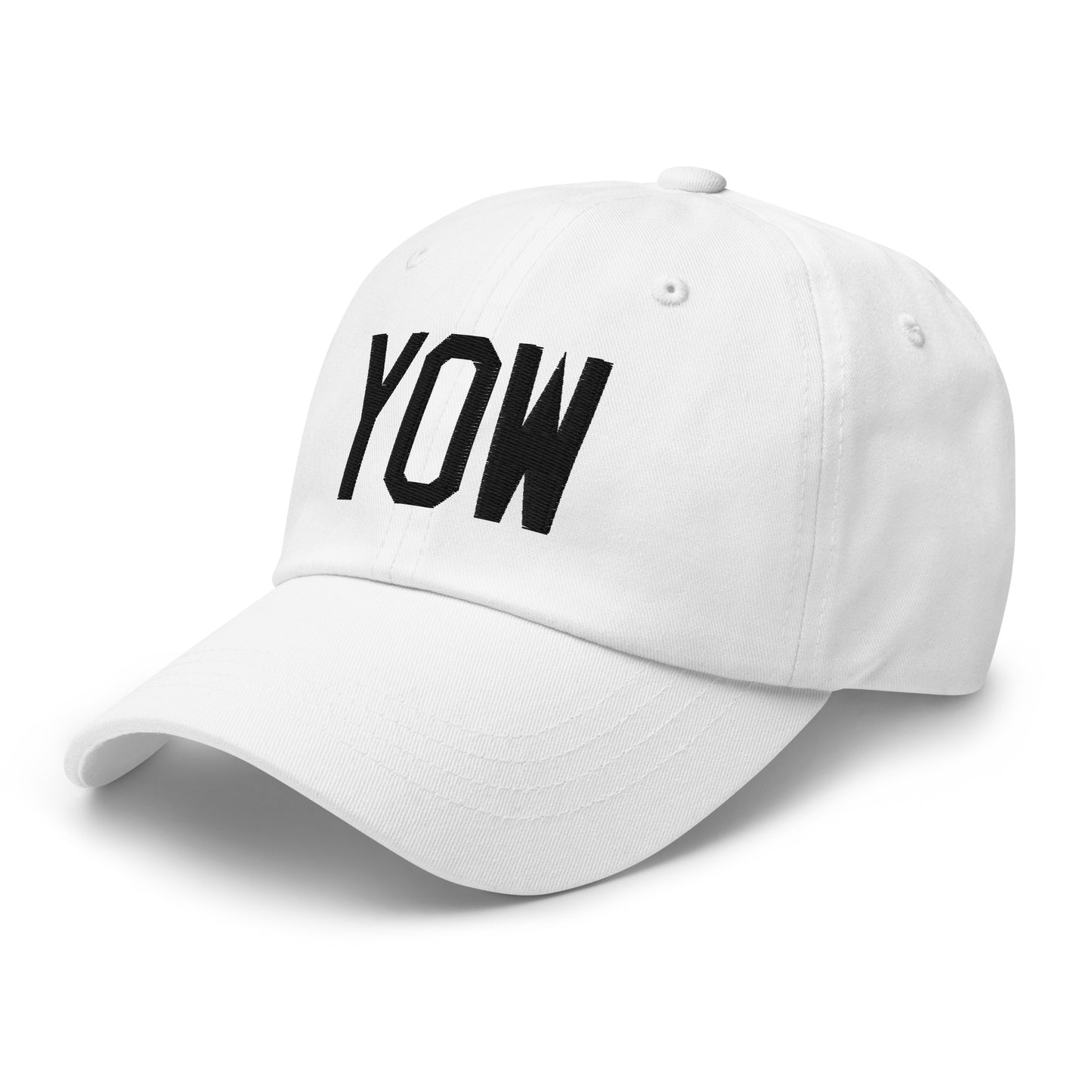 Airport Code Baseball Cap - Black • YOW Ottawa • YHM Designs - Image 20