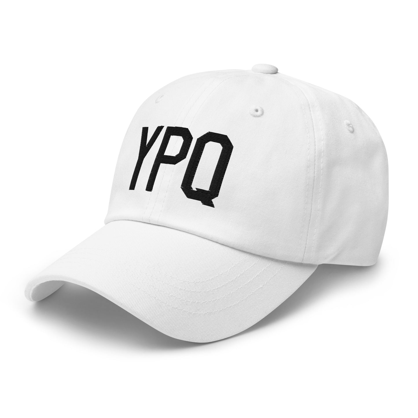 Airport Code Baseball Cap - Black • YPQ Peterborough • YHM Designs - Image 20