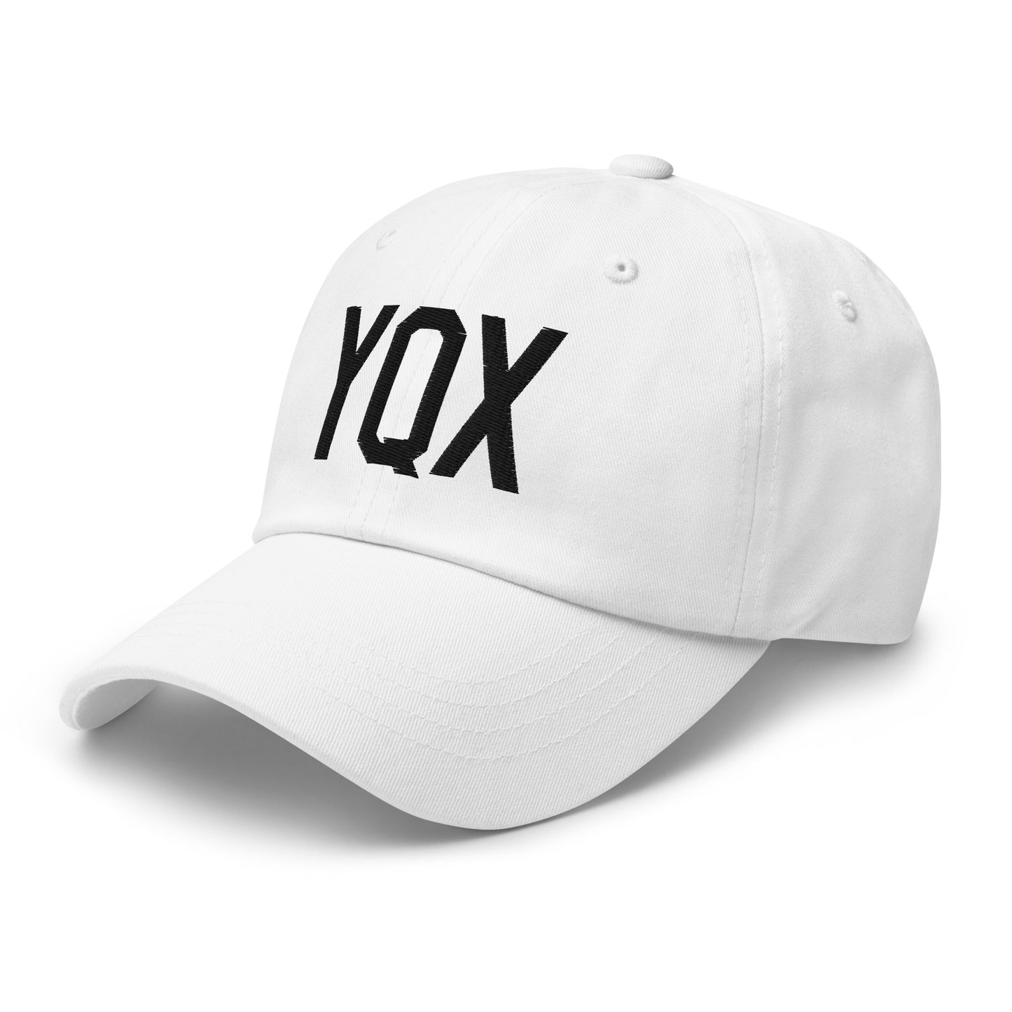 Airport Code Baseball Cap - Black • YQX Gander • YHM Designs - Image 20