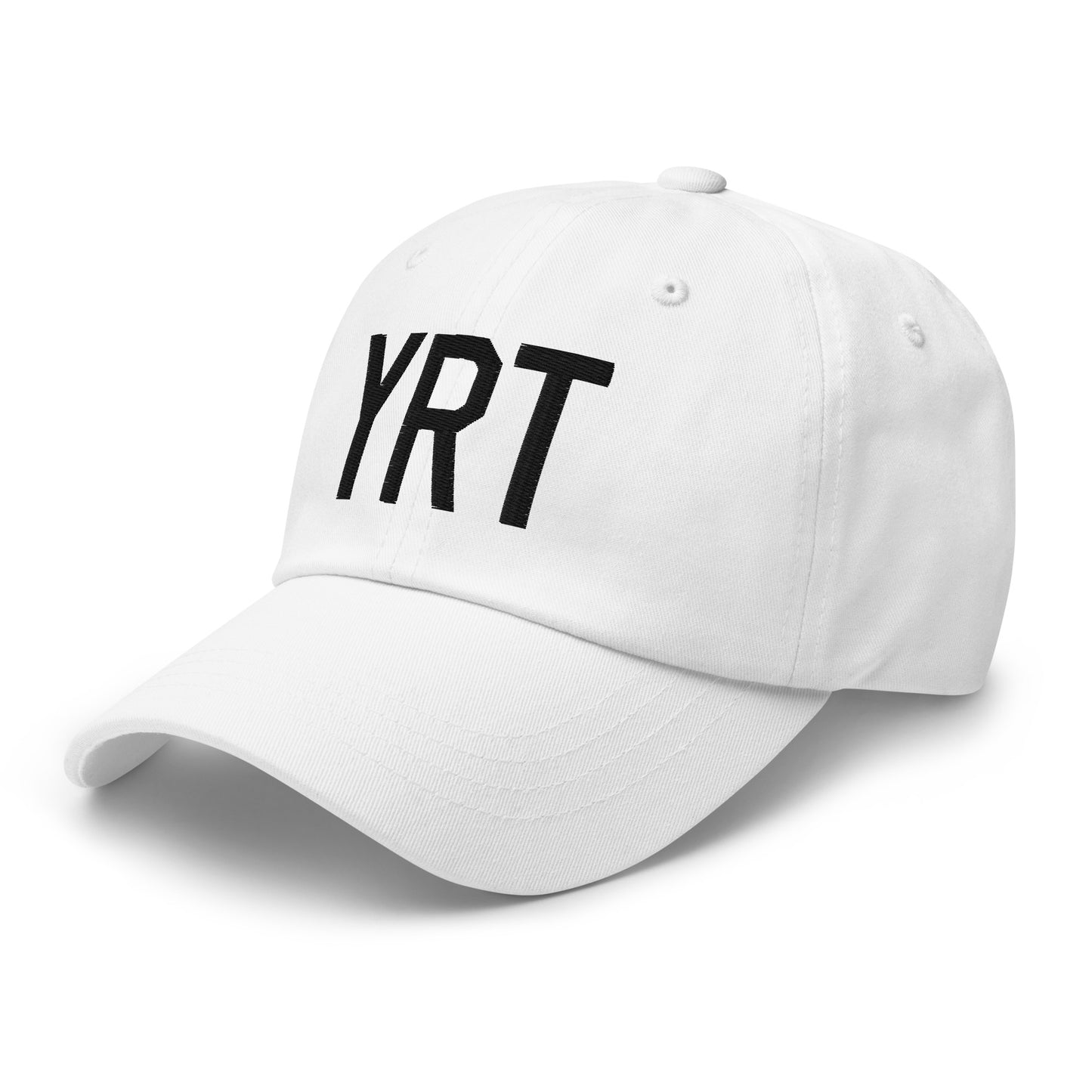 Airport Code Baseball Cap - Black • YRT Rankin Inlet • YHM Designs - Image 20