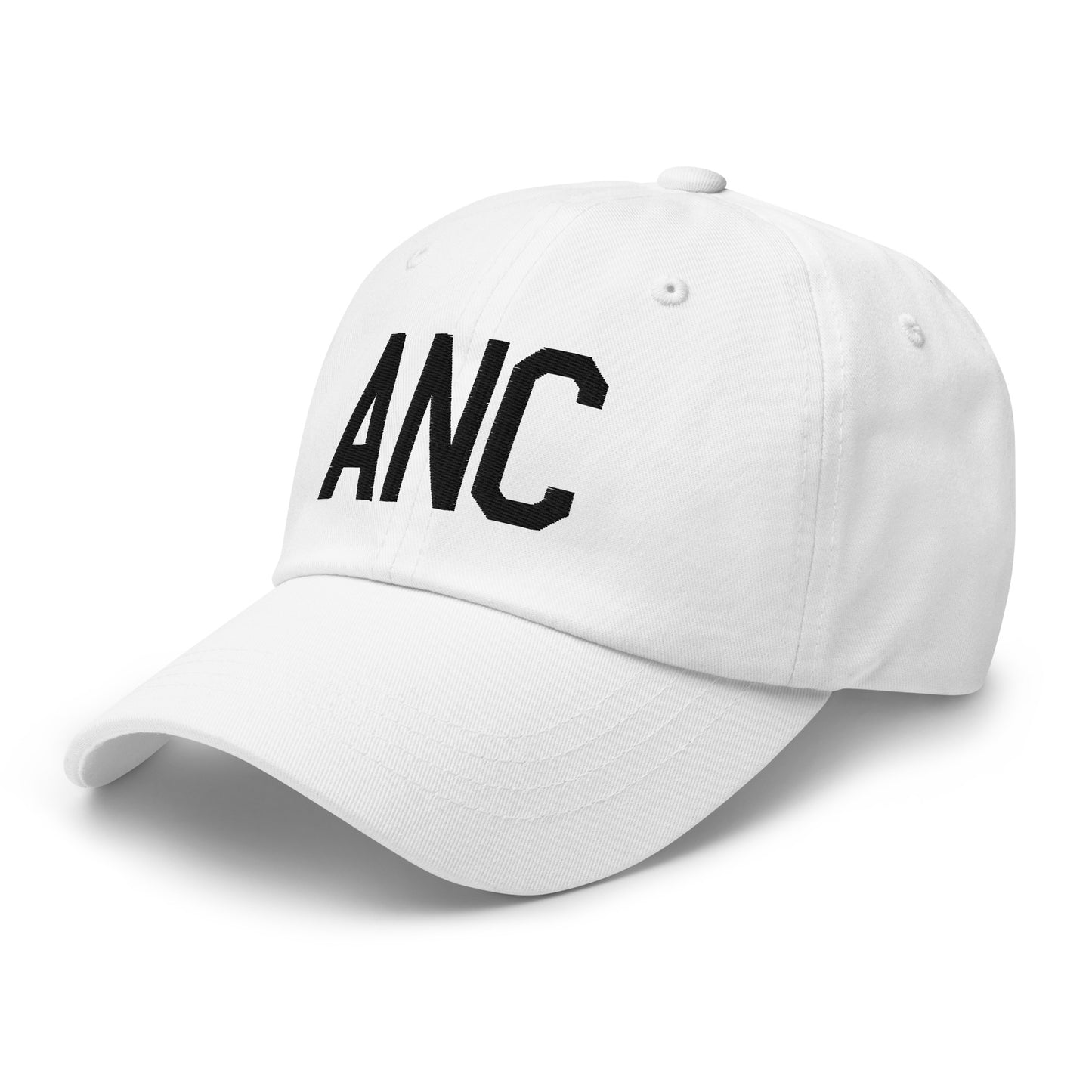 Airport Code Baseball Cap - Black • ANC Anchorage • YHM Designs - Image 20