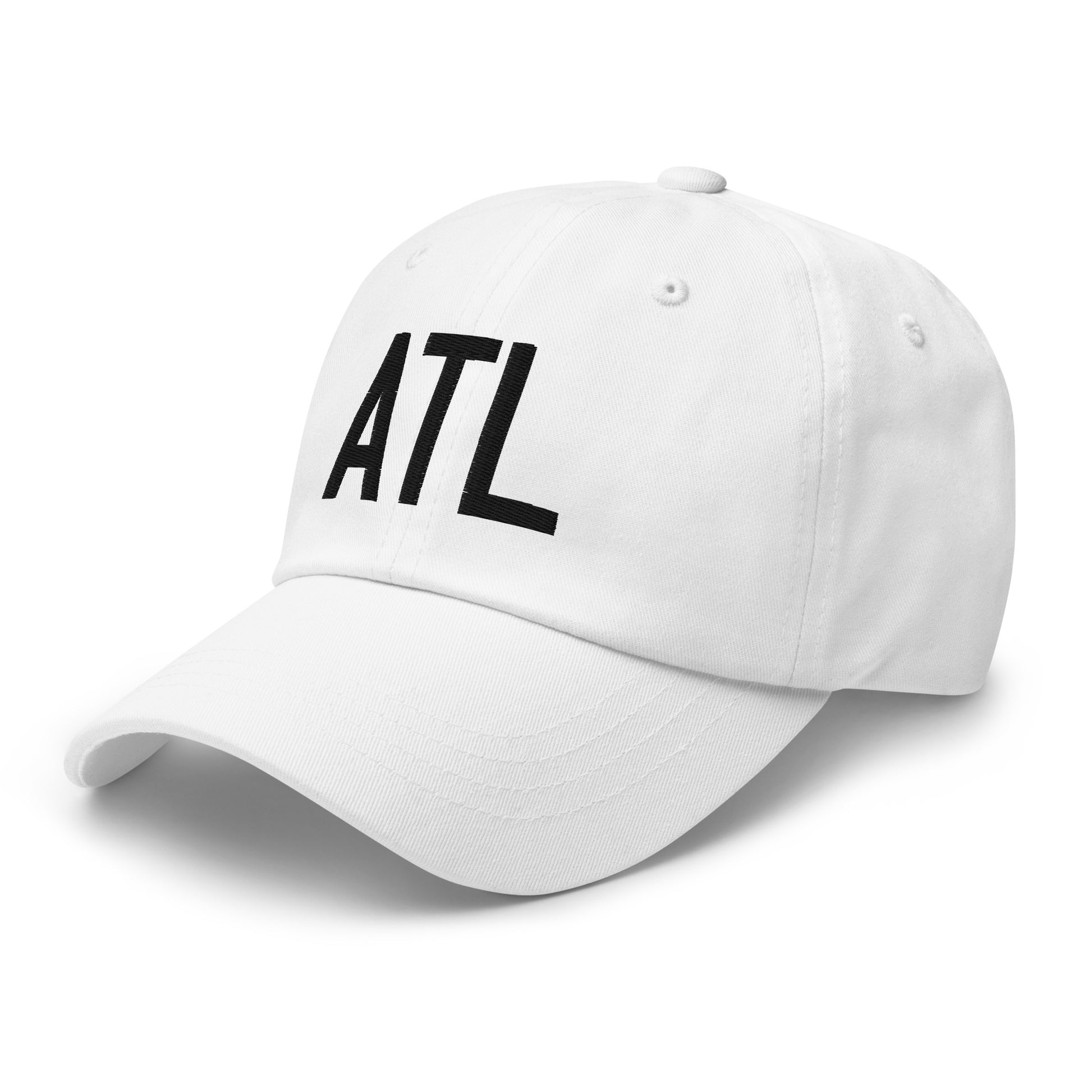 Airport Code Baseball Cap - Black • ATL Atlanta • YHM Designs - Image 20