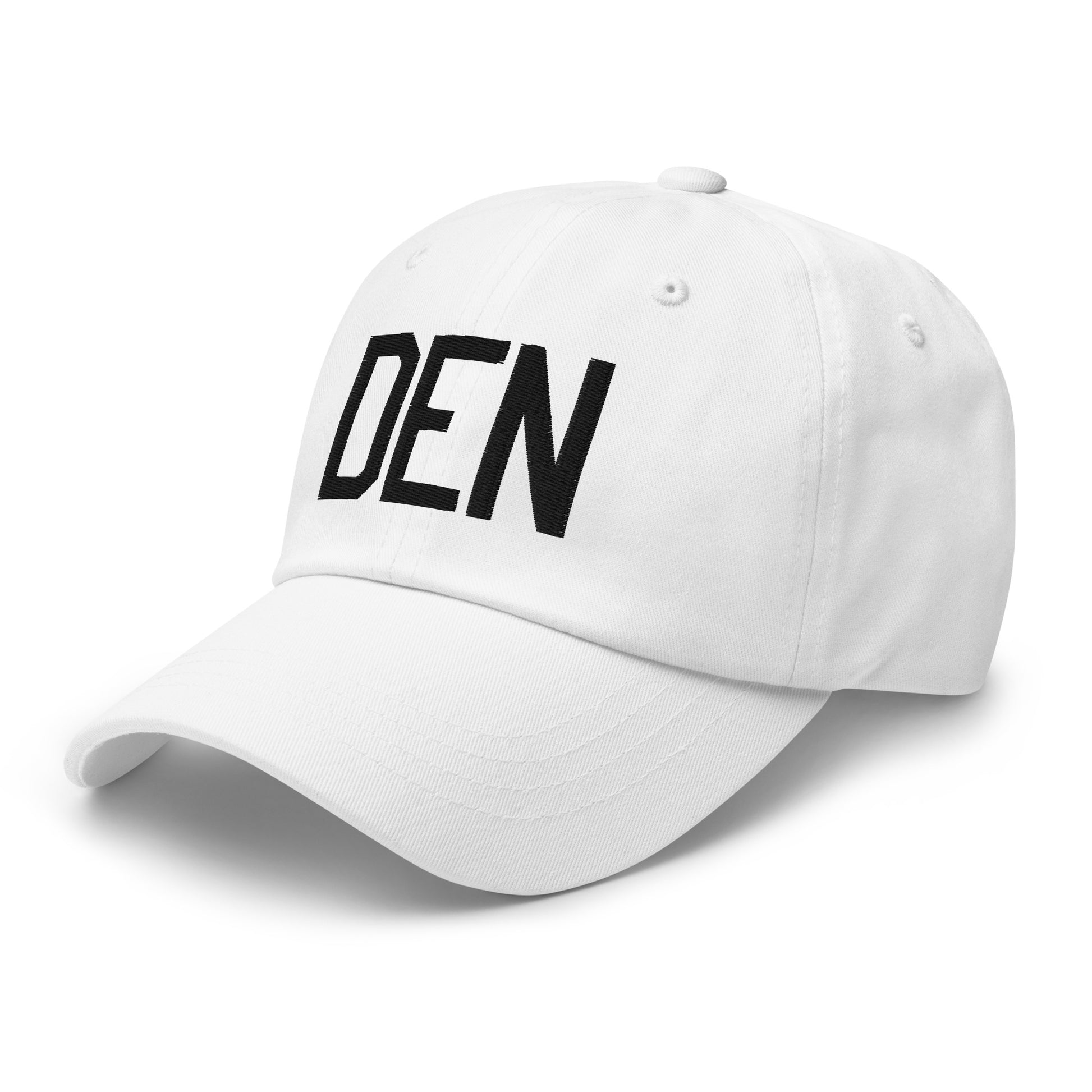 Airport Code Baseball Cap - Black • DEN Denver • YHM Designs - Image 20