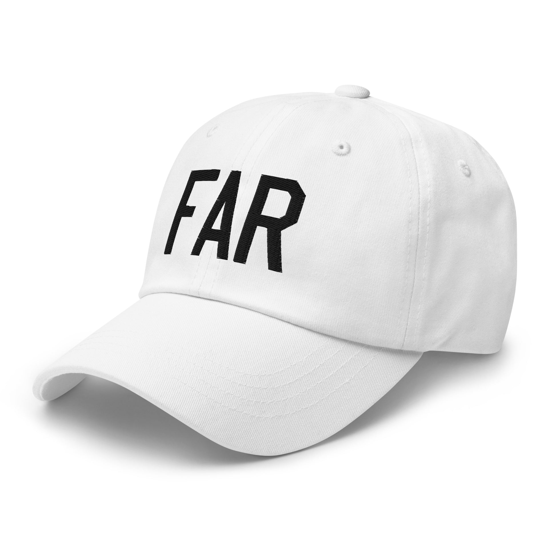 Airport Code Baseball Cap - Black • FAR Fargo • YHM Designs - Image 20