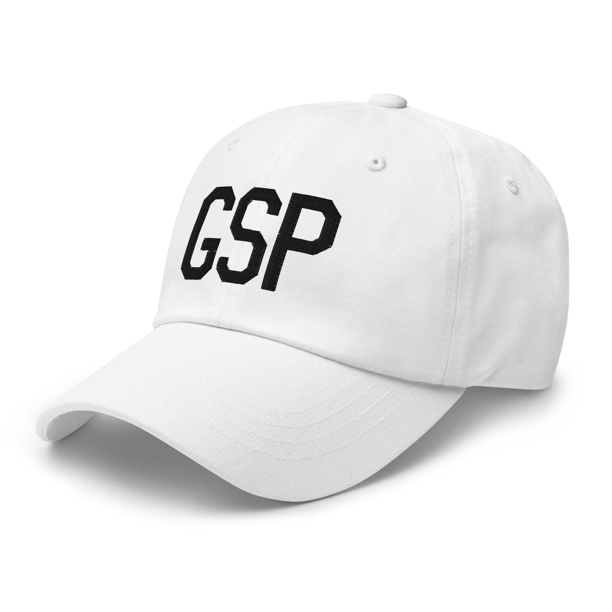 Airport Code Baseball Cap - Black • GSP Greenville-Spartanburg • YHM Designs - Image 20