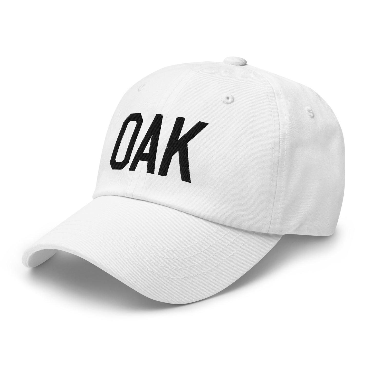 Airport Code Baseball Cap - Black • OAK Oakland • YHM Designs - Image 20