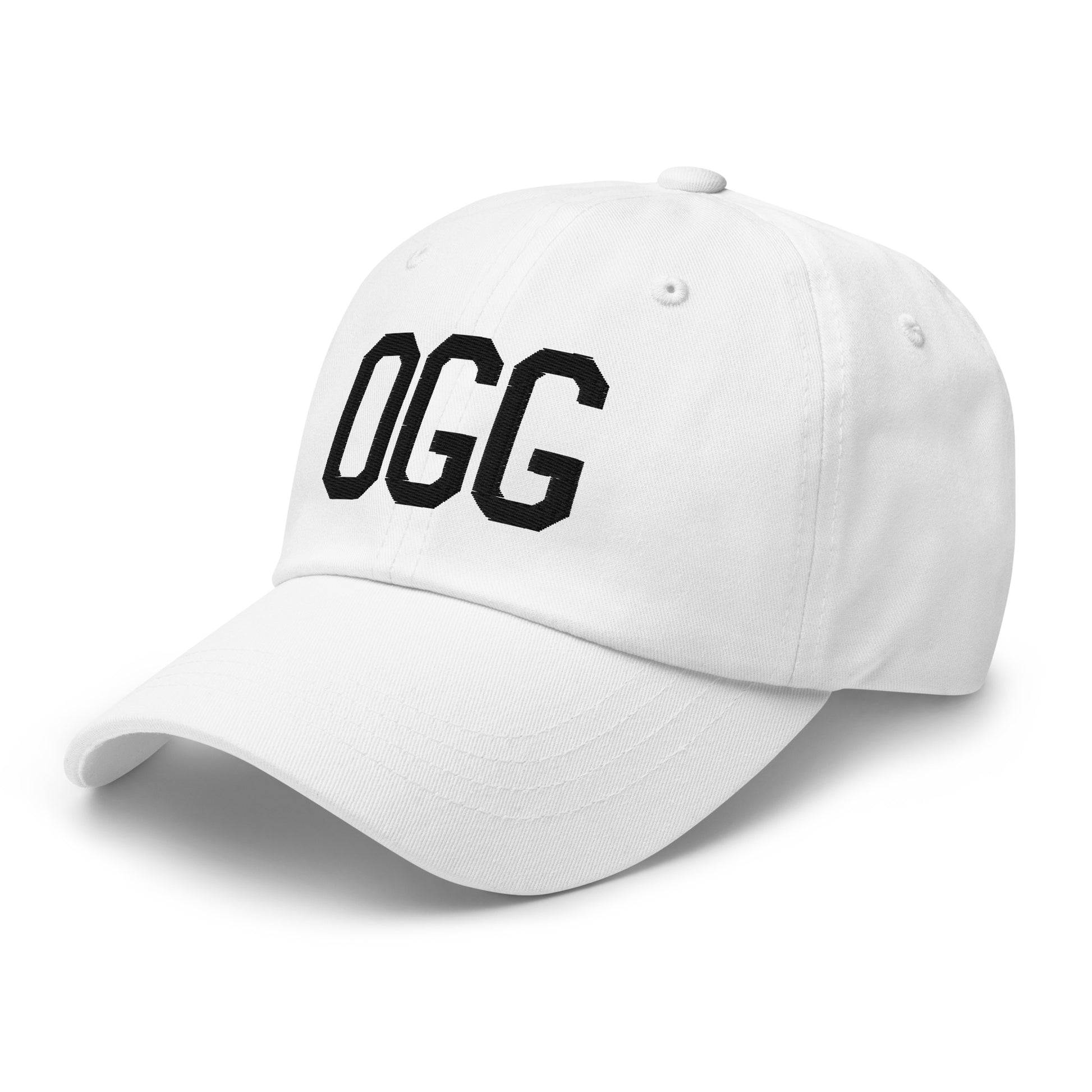 Airport Code Baseball Cap - Black • OGG Maui • YHM Designs - Image 20