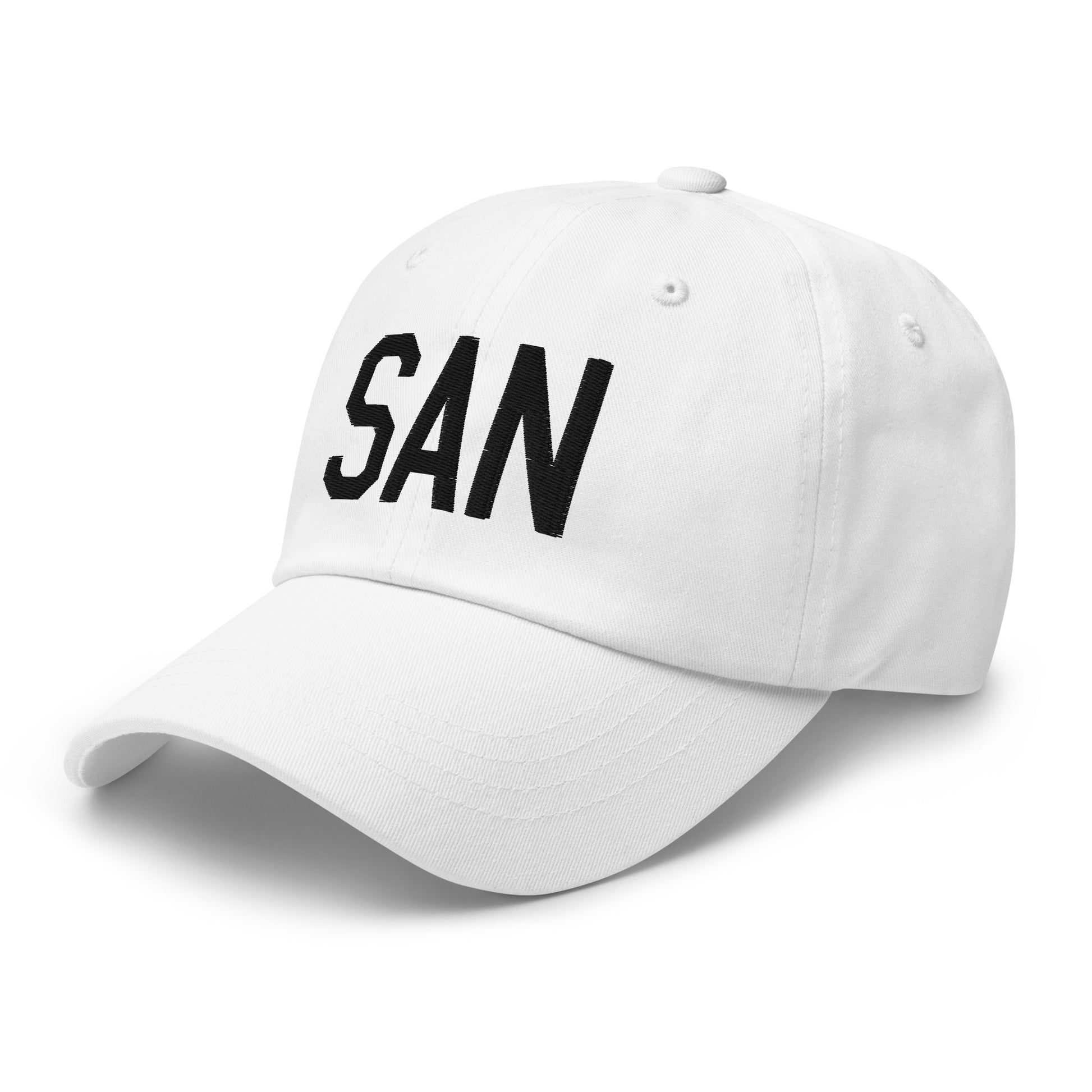 Airport Code Baseball Cap - Black • SAN San Diego • YHM Designs - Image 20