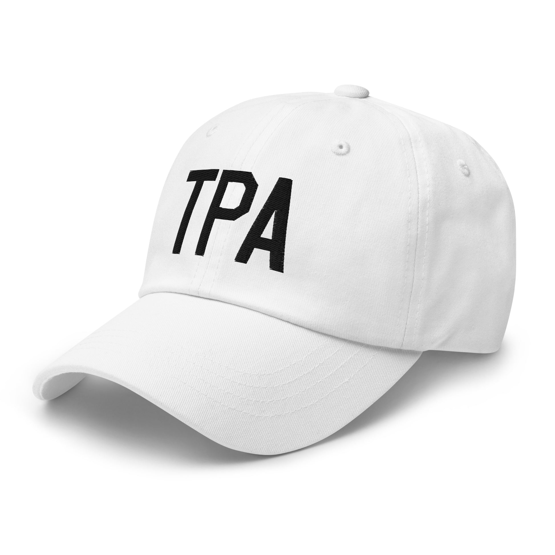 Airport Code Baseball Cap - Black • TPA Tampa • YHM Designs - Image 20
