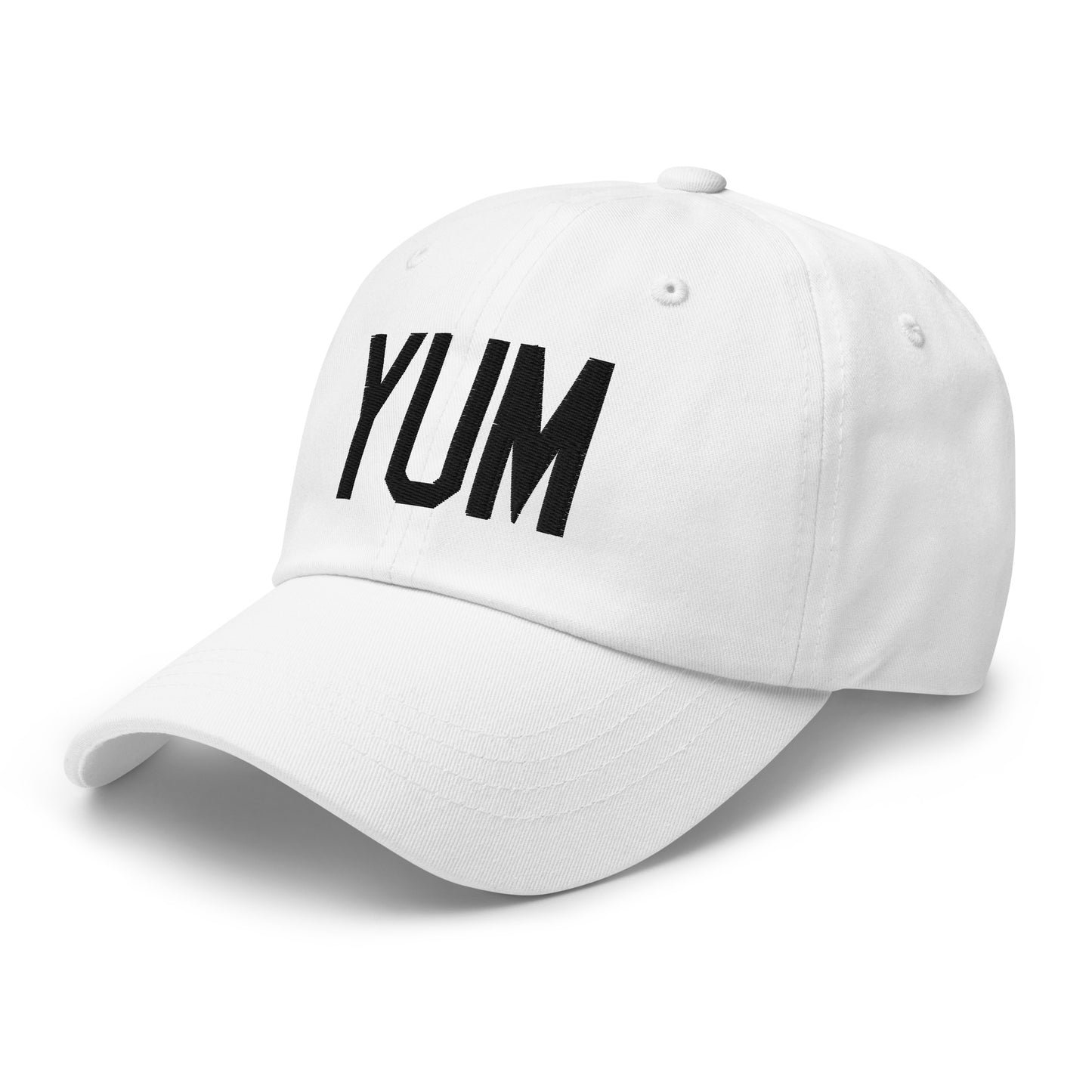 Airport Code Baseball Cap - Black • YUM Yuma • YHM Designs - Image 20