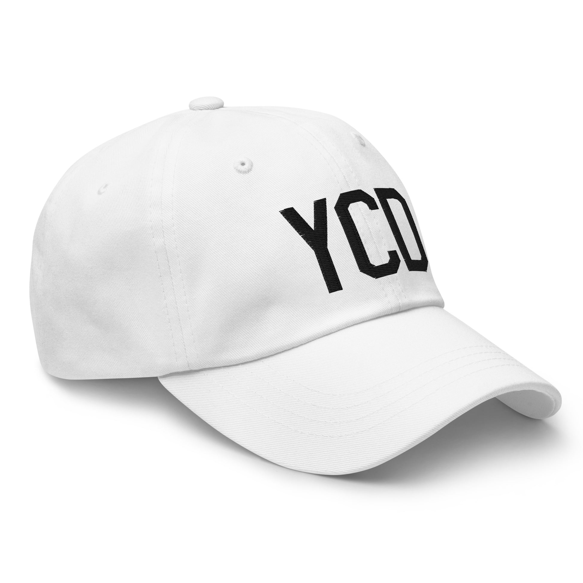 Airport Code Baseball Cap - Black • YCD Nanaimo • YHM Designs - Image 19