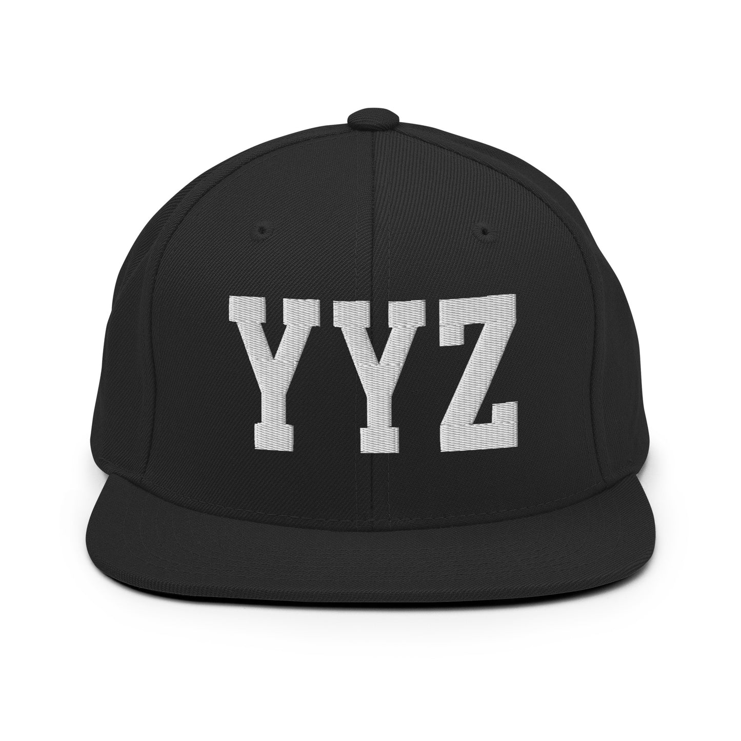College-Style Classic Snapback Hat • White • YYZ Toronto Souvenir • YHM Designs - Image 07