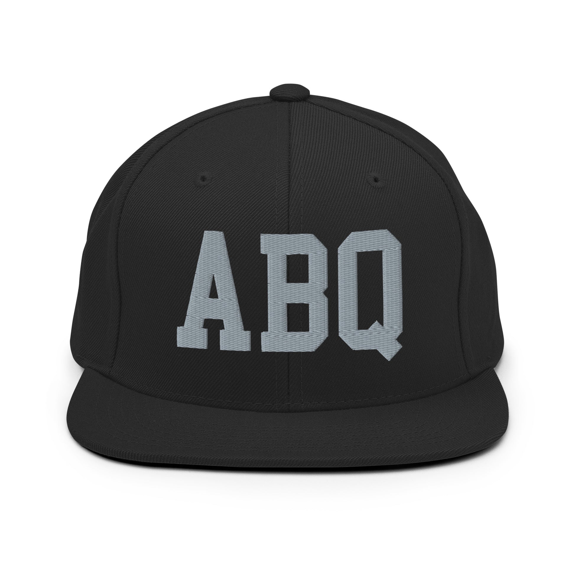 College-Style Classic Snapback Hat • Grey • ABQ Albuquerque Souvenir • YHM Designs - Image 07