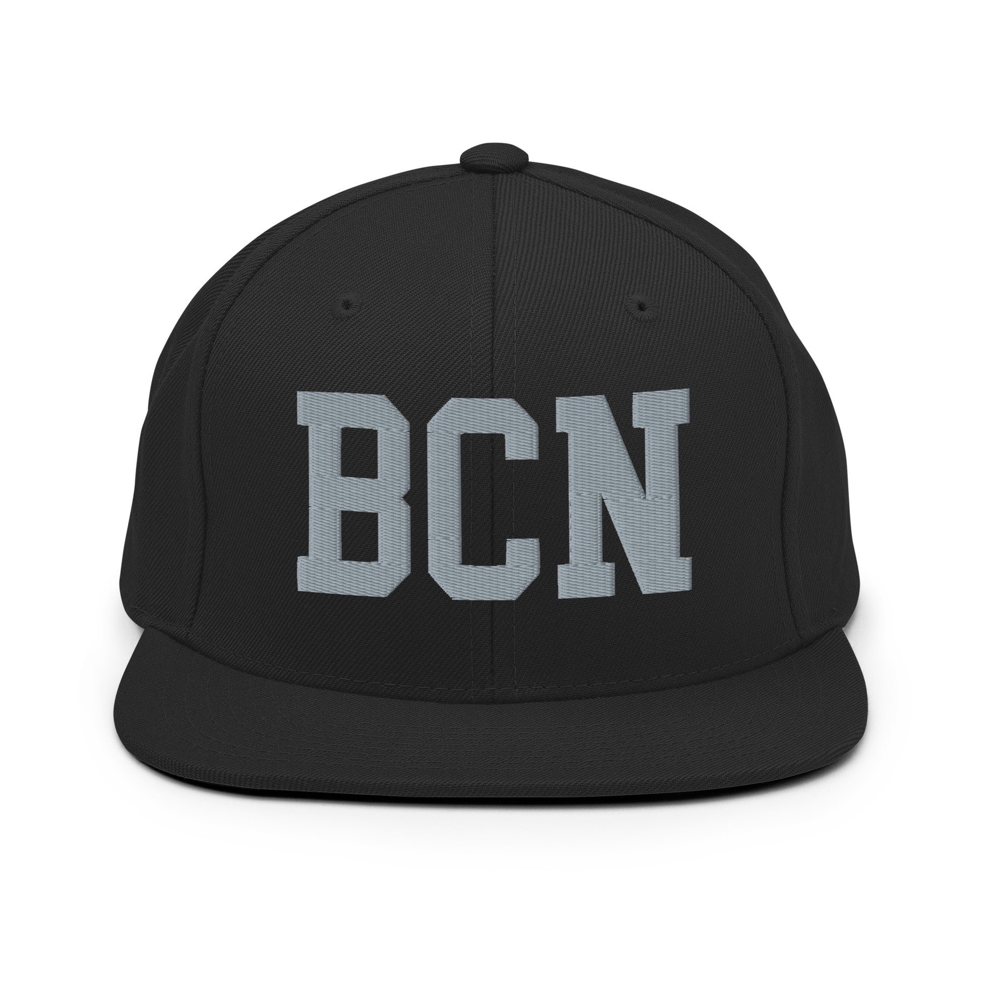 College-Style Classic Snapback Hat • Grey • BCN Barcelona • YHM Designs - Image 07