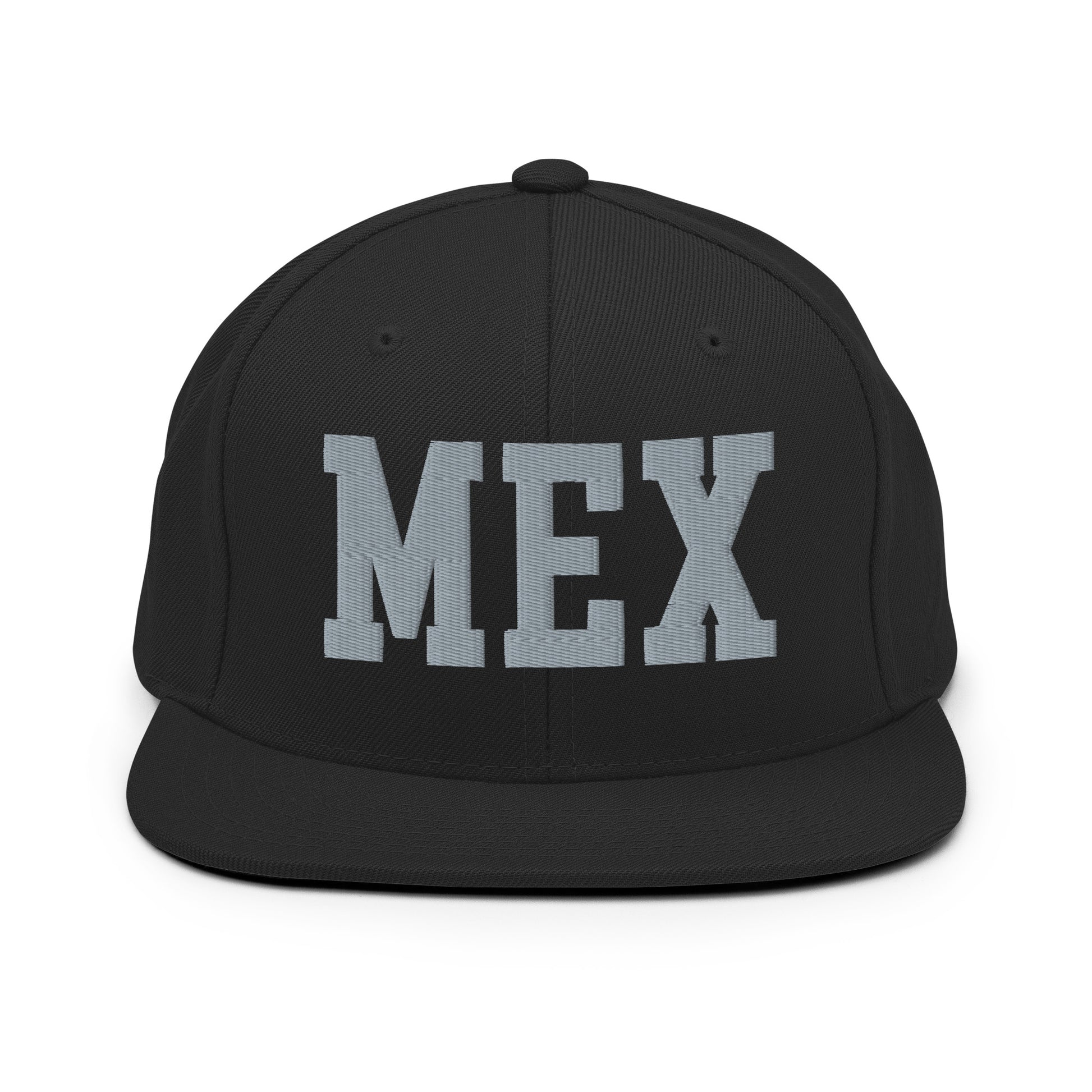 College-Style Classic Snapback Hat • Grey • MEX Mexico City Souvenir • YHM Designs - Image 07