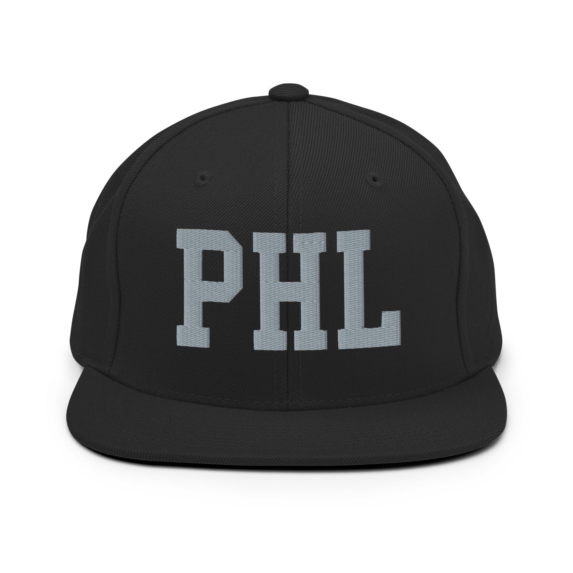 College-Style Classic Snapback Hat • Grey • PHL Philadelphia Souvenir • YHM Designs - Image 07