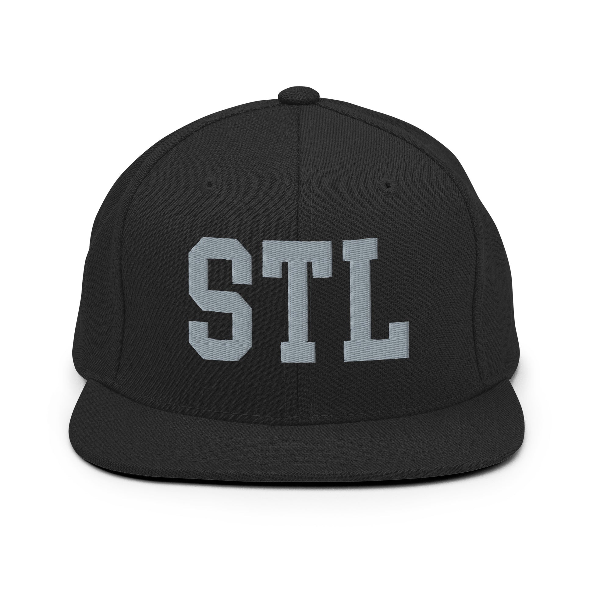 College-Style Classic Snapback Hat • Grey • STL St. Louis • YHM Designs - Image 07
