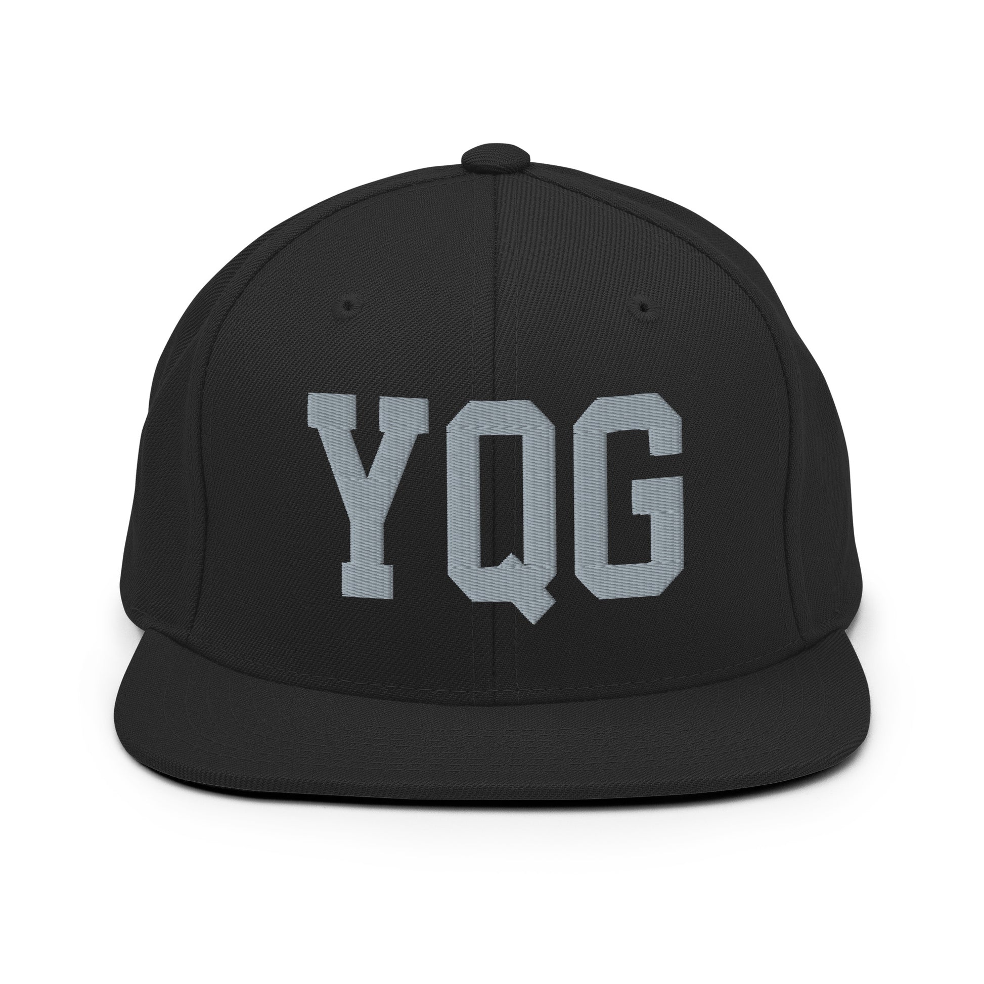 College-Style Classic Snapback Hat • Grey • YQG Windsor Souvenir • YHM Designs - Image 07