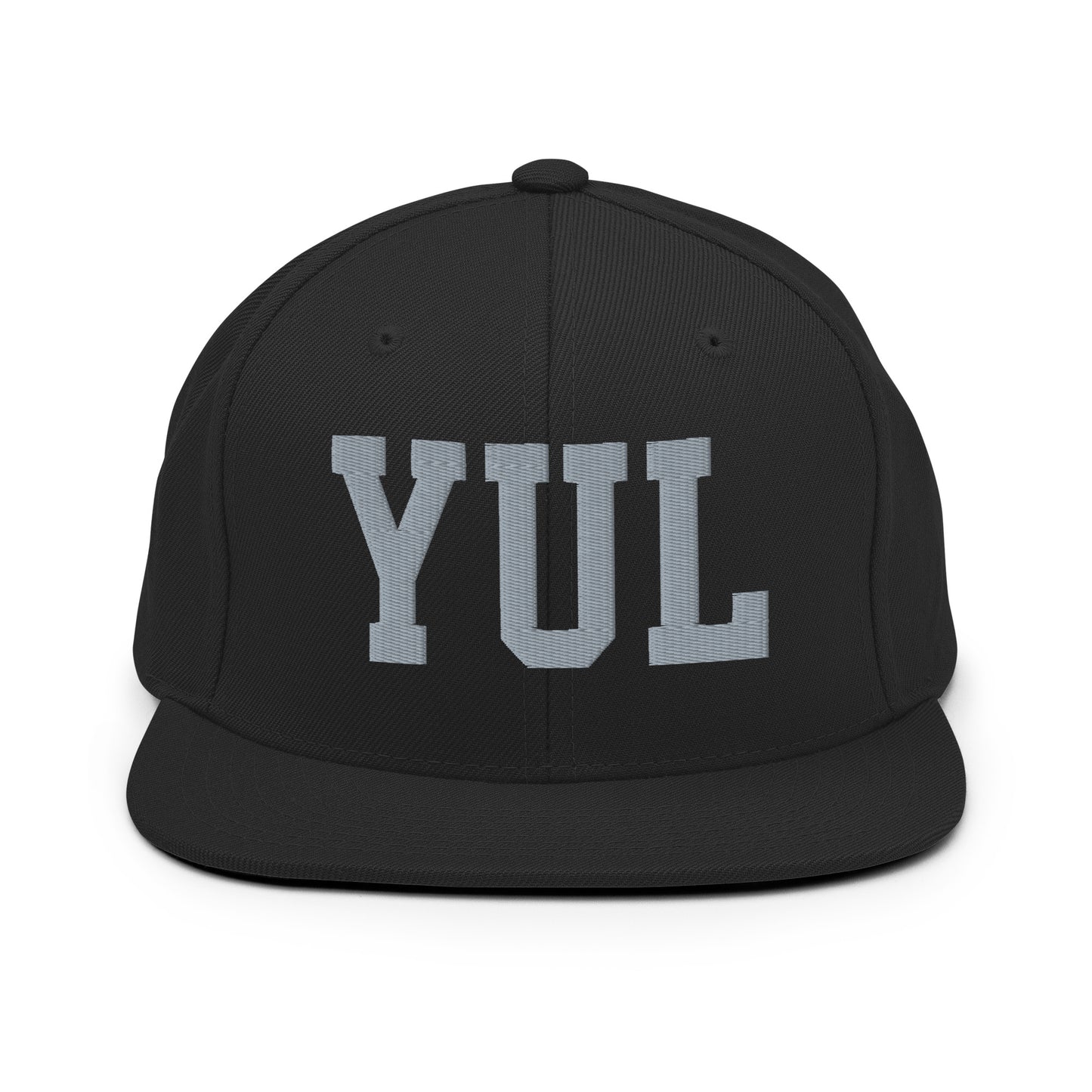 College-Style Classic Snapback Hat • Grey • YUL Montreal Souvenir • YHM Designs - Image 07