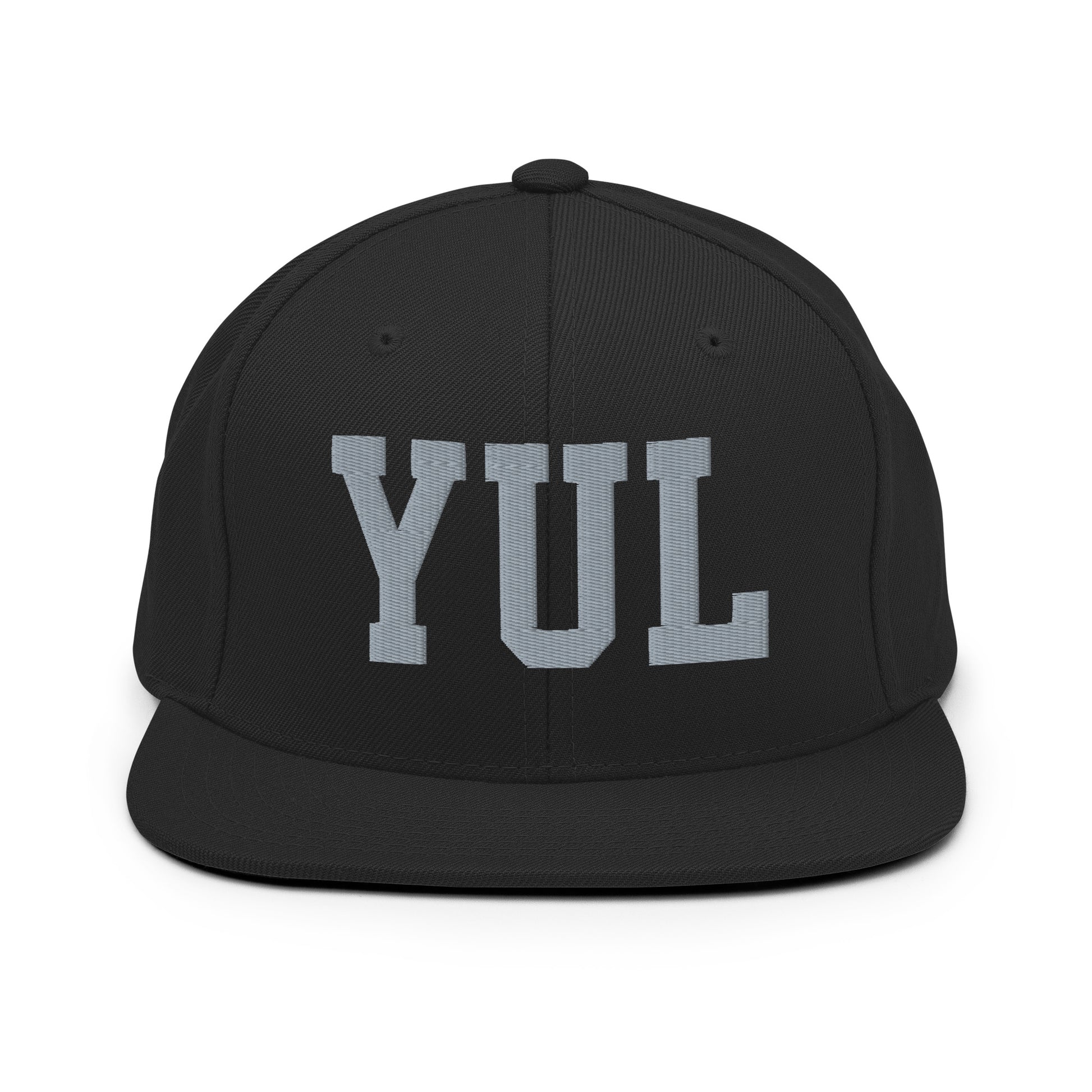 College-Style Classic Snapback Hat • Grey • YUL Montreal Souvenir • YHM Designs - Image 07