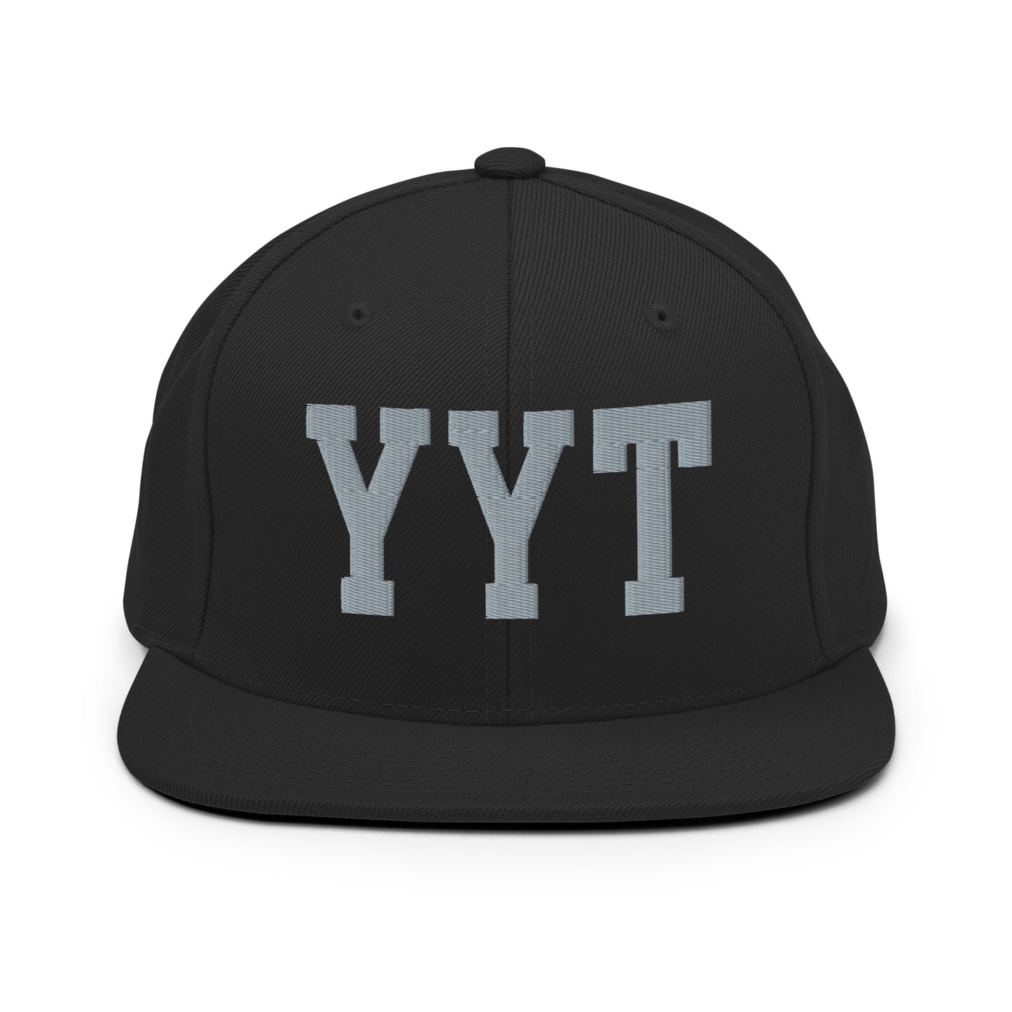 College-Style Classic Snapback Hat • Grey • YYT St. John's • YHM Designs - Image 07