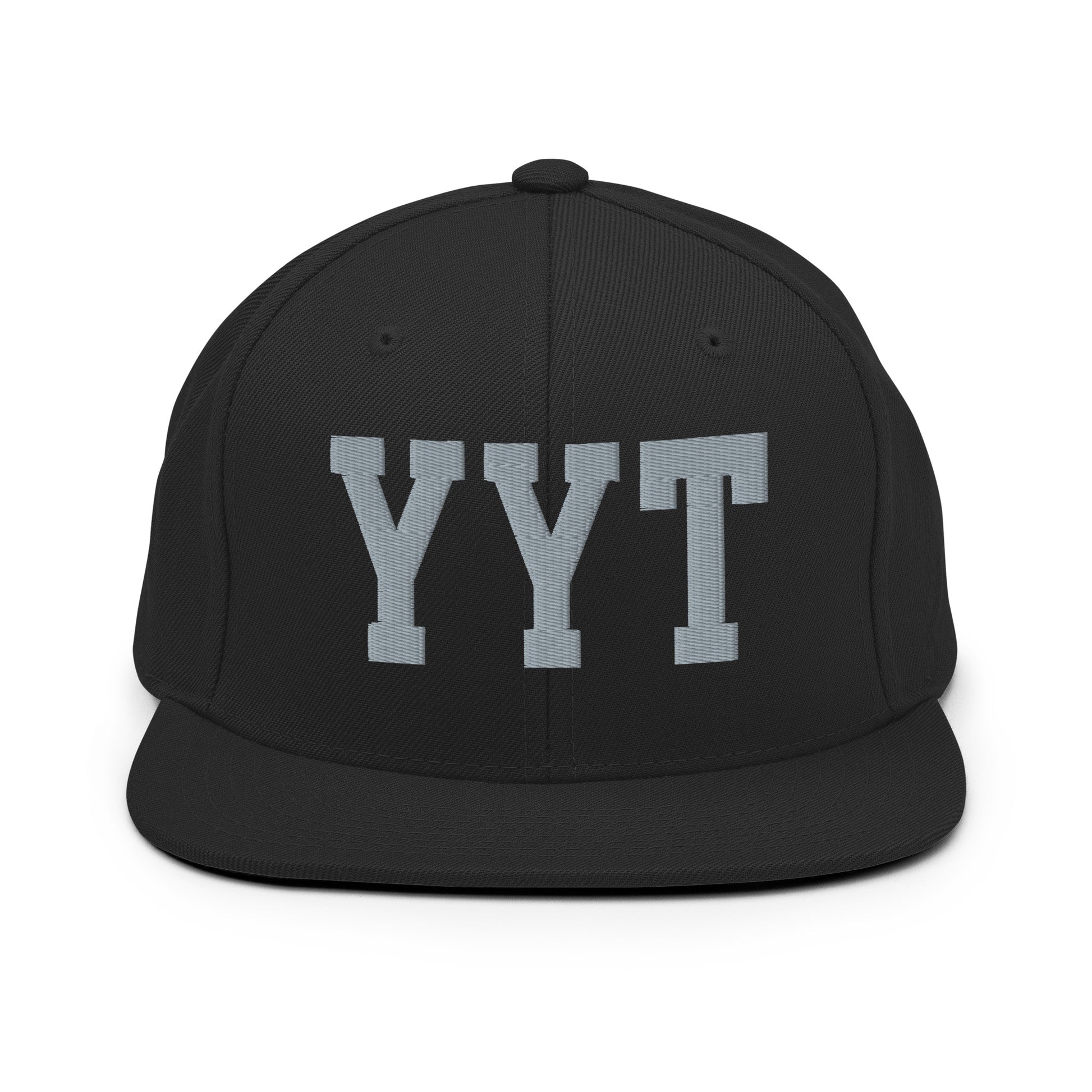 College-Style Classic Snapback Hat • Grey • YYT St. John's • YHM Designs - Image 07