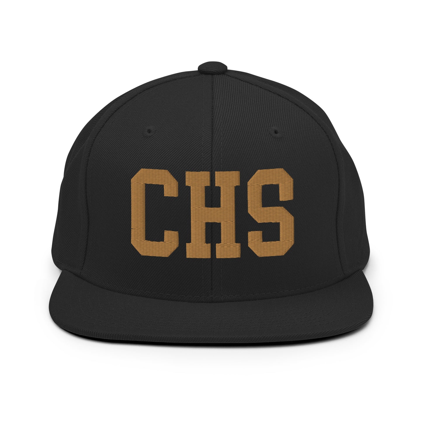 College-Style Classic Snapback Hat • Old Gold • CHS Charleston Souvenir • YHM Designs - Image 07