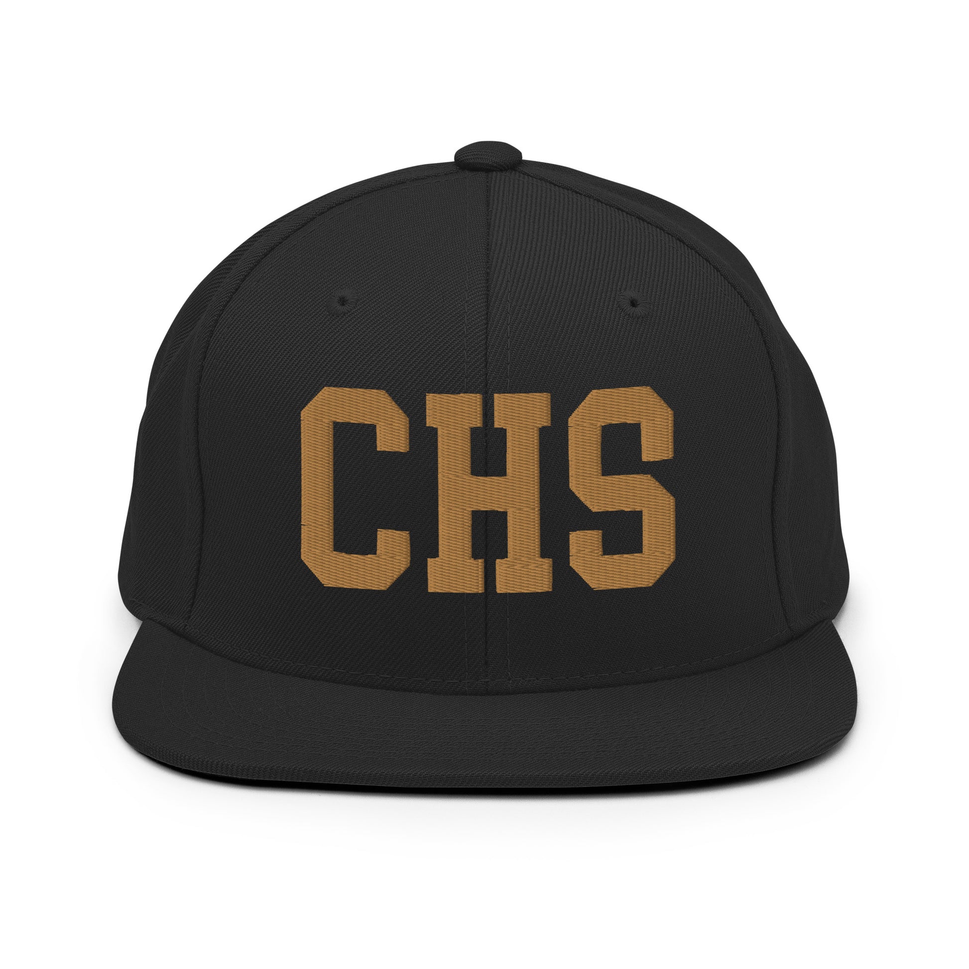 College-Style Classic Snapback Hat • Old Gold • CHS Charleston Souvenir • YHM Designs - Image 07
