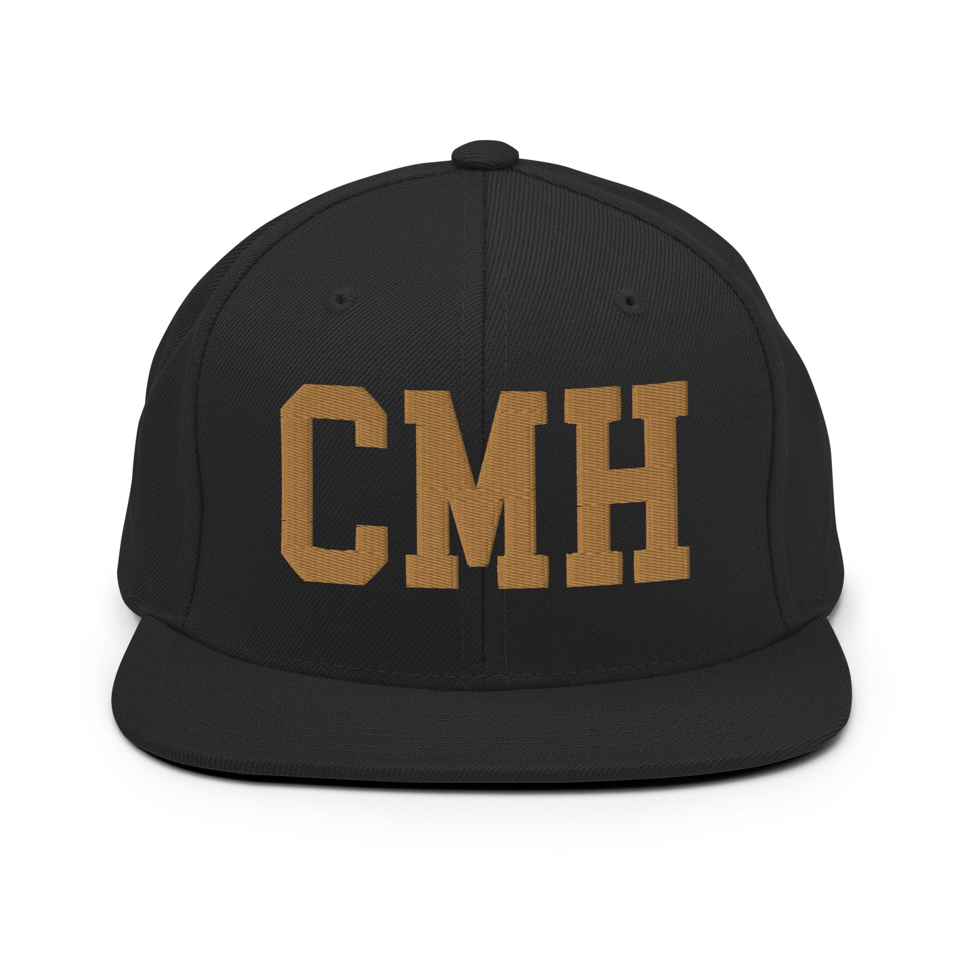College-Style Classic Snapback Hat • Old Gold • CMH Columbus Souvenir • YHM Designs - Image 07