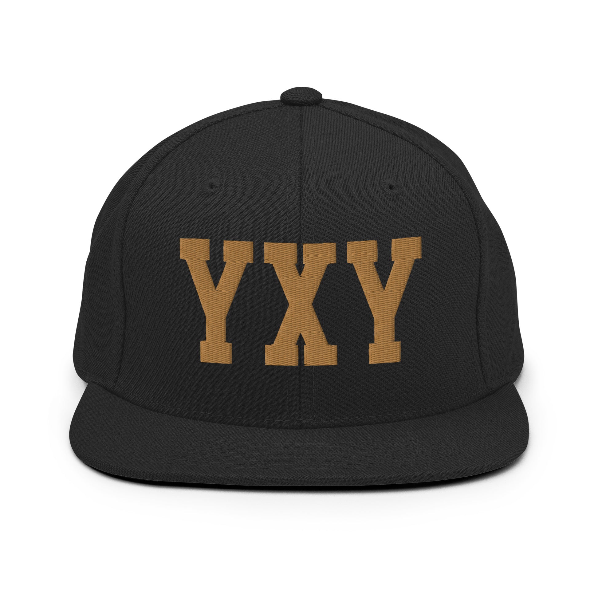 College-Style Classic Snapback Hat • Old Gold • YXY Whitehorse Souvenir • YHM Designs - Image 07