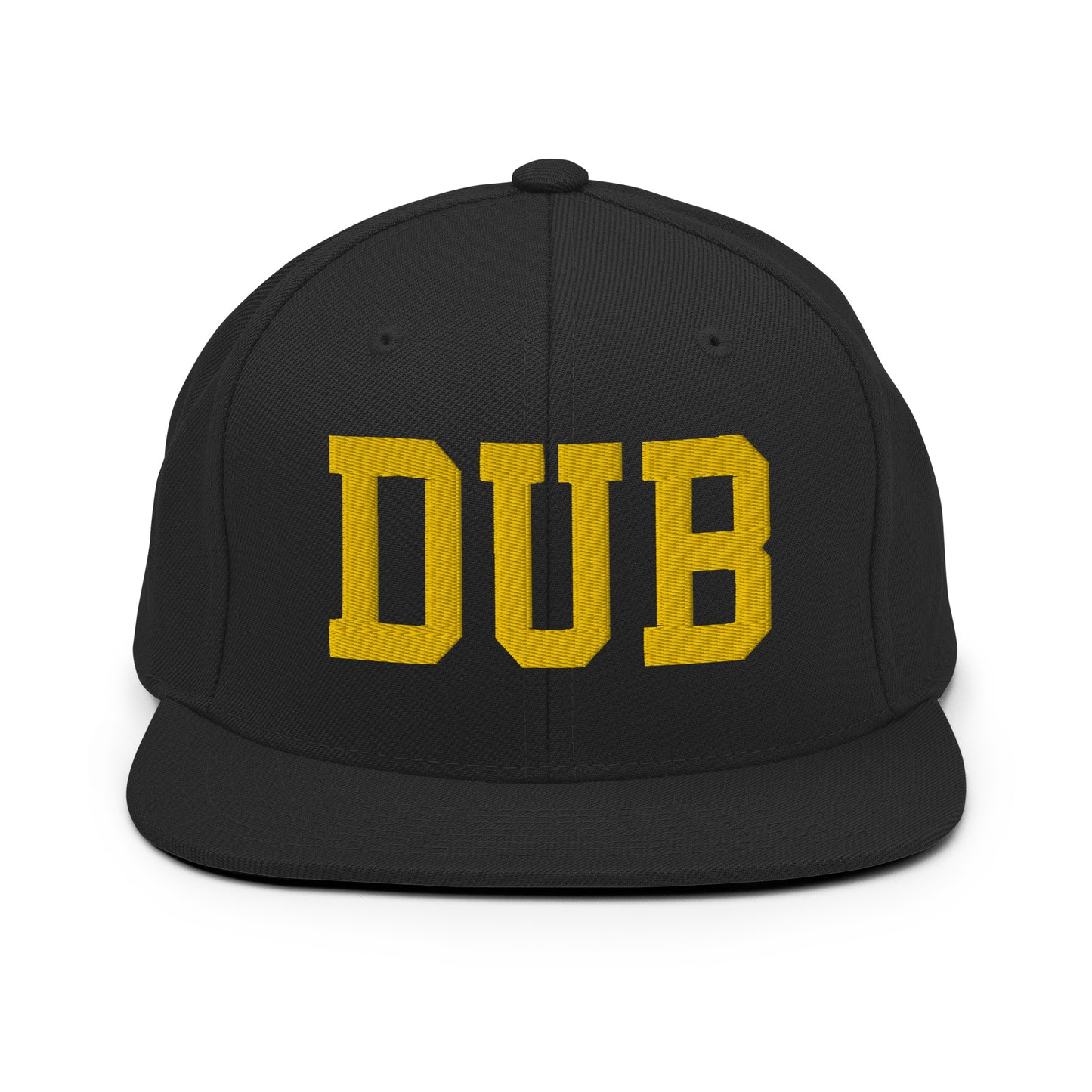College-Style Classic Snapback Hat • Gold • DUB Dublin Souvenir • YHM Designs - Image 07