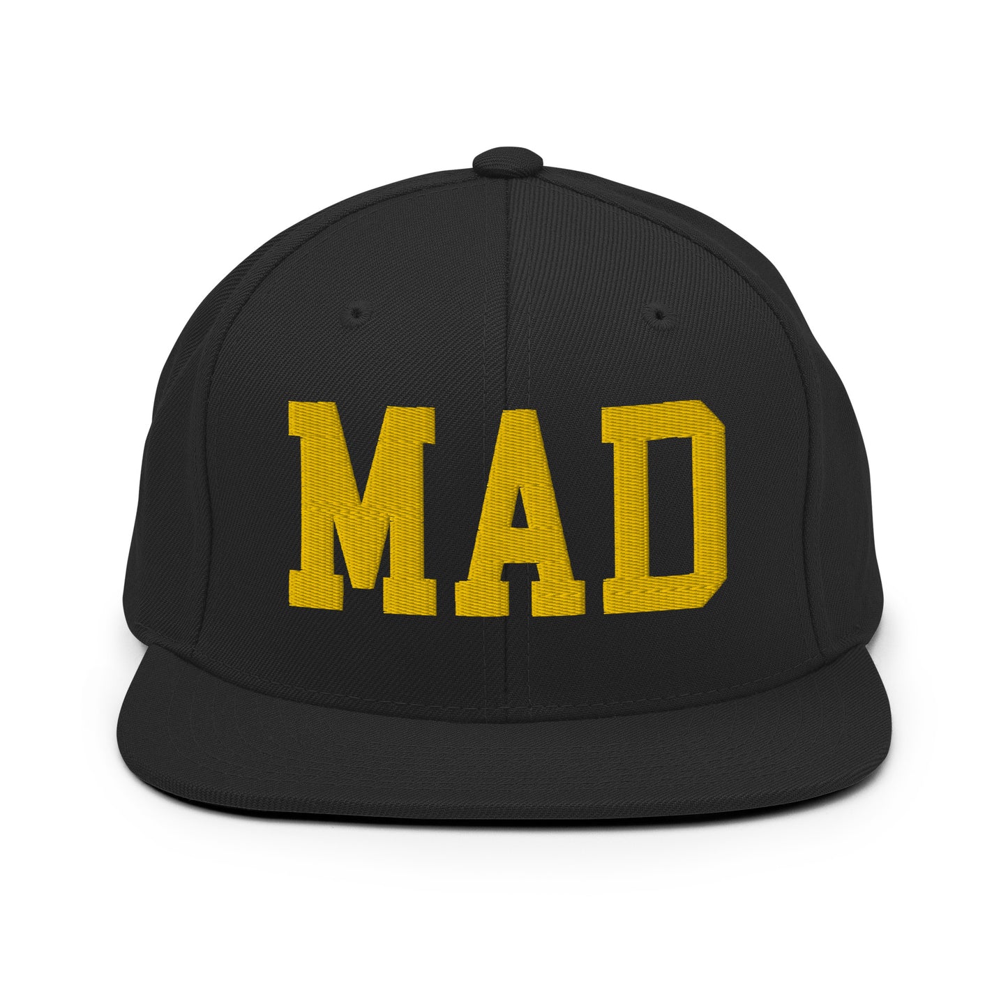 College-Style Classic Snapback Hat • Gold • MAD Madrid • YHM Designs - Image 07