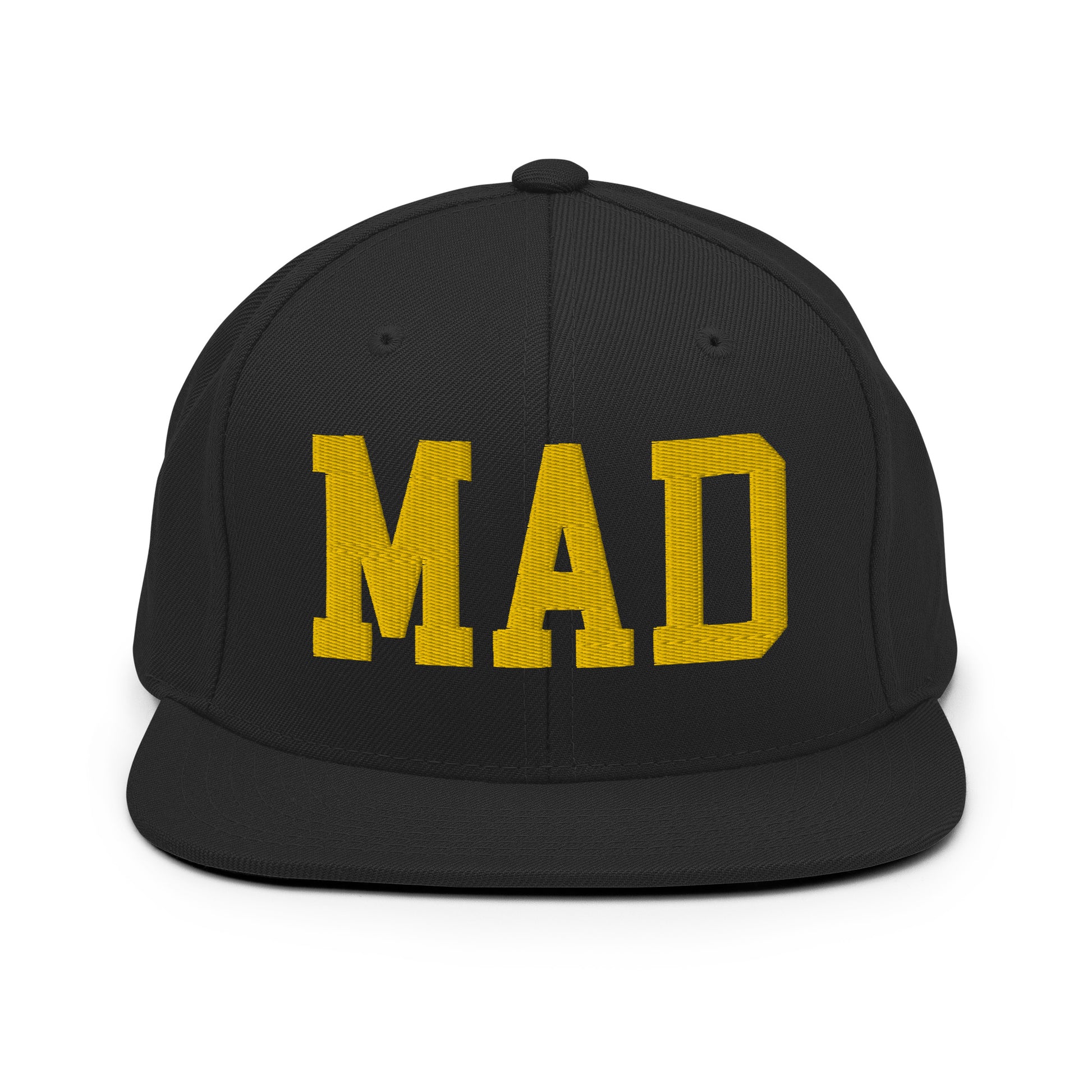 College-Style Classic Snapback Hat • Gold • MAD Madrid • YHM Designs - Image 07