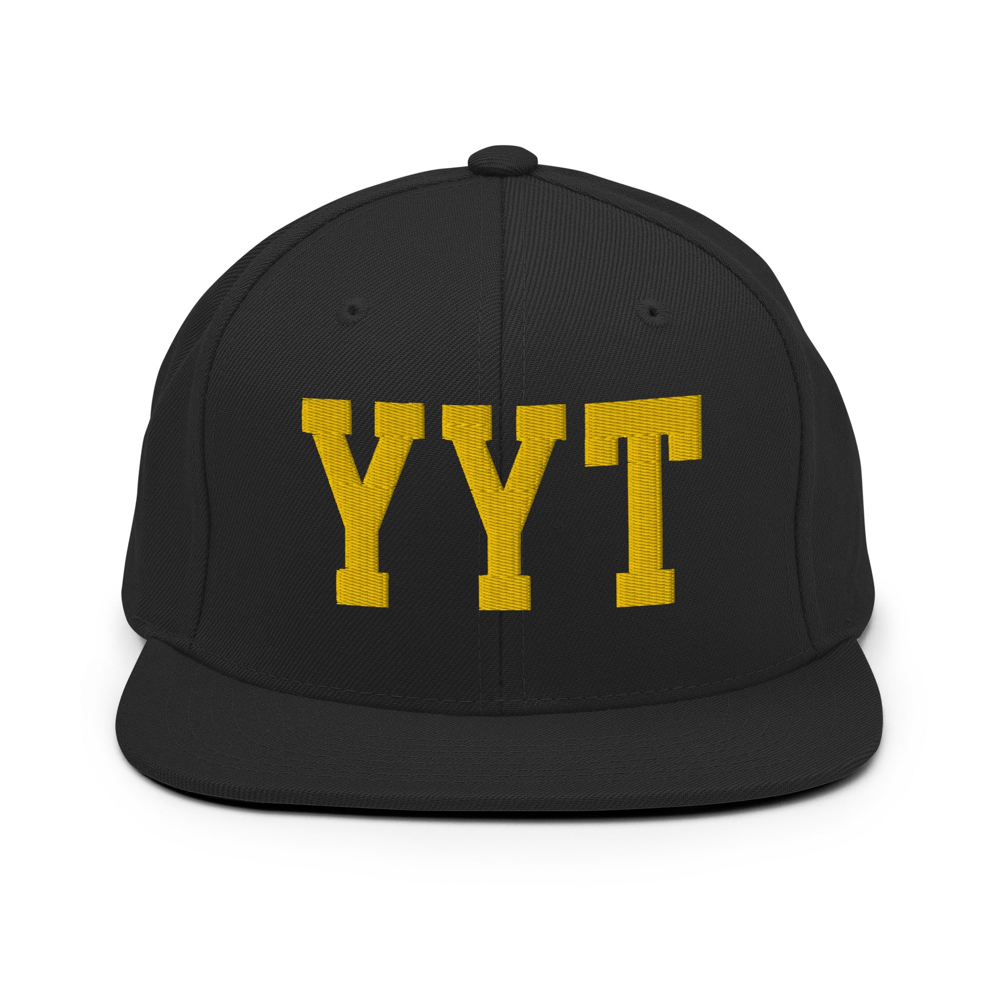 College-Style Classic Snapback Hat • Gold • YYT St. John's • YHM Designs - Image 07