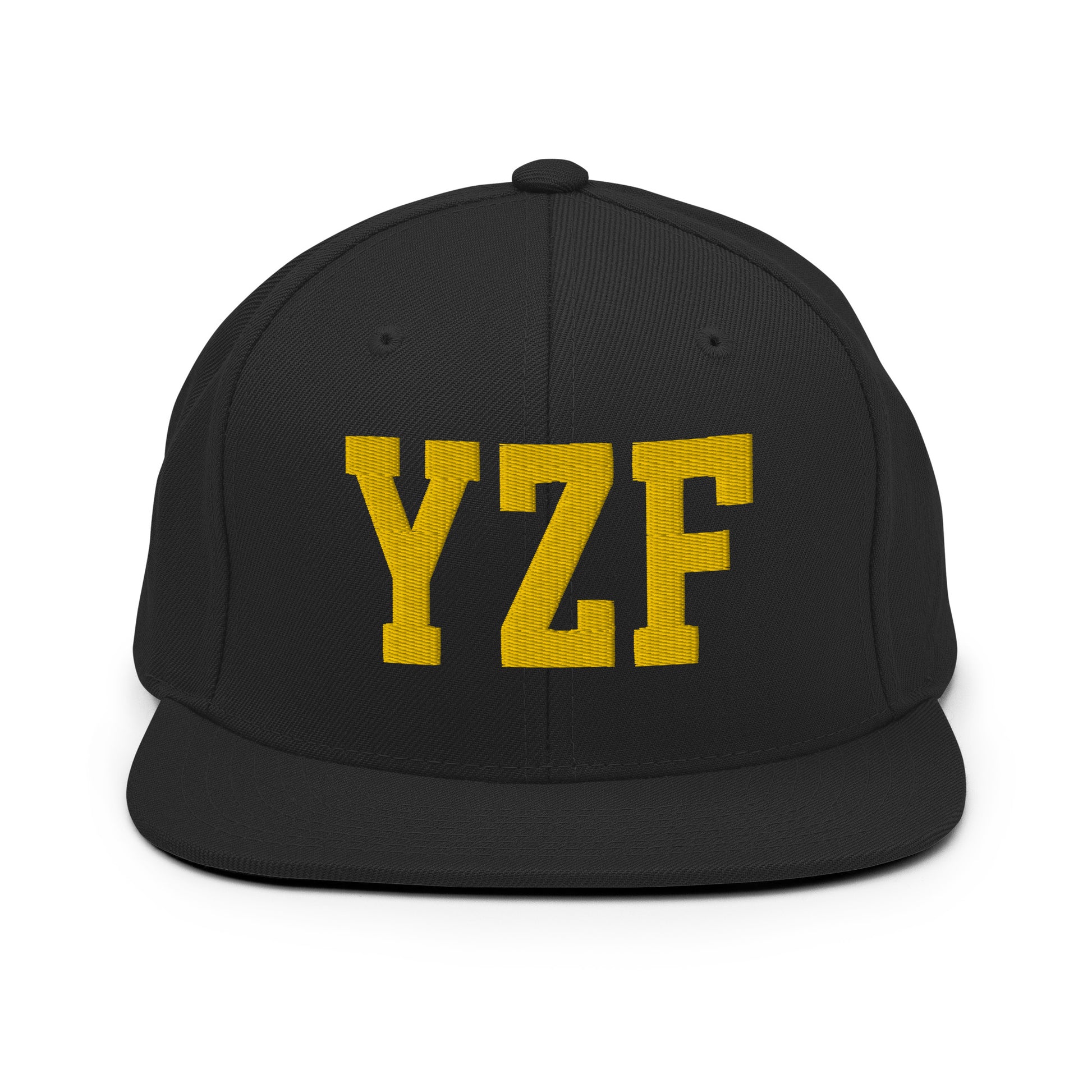 College-Style Classic Snapback Hat • Gold • YZF Yellowknife • YHM Designs - Image 07
