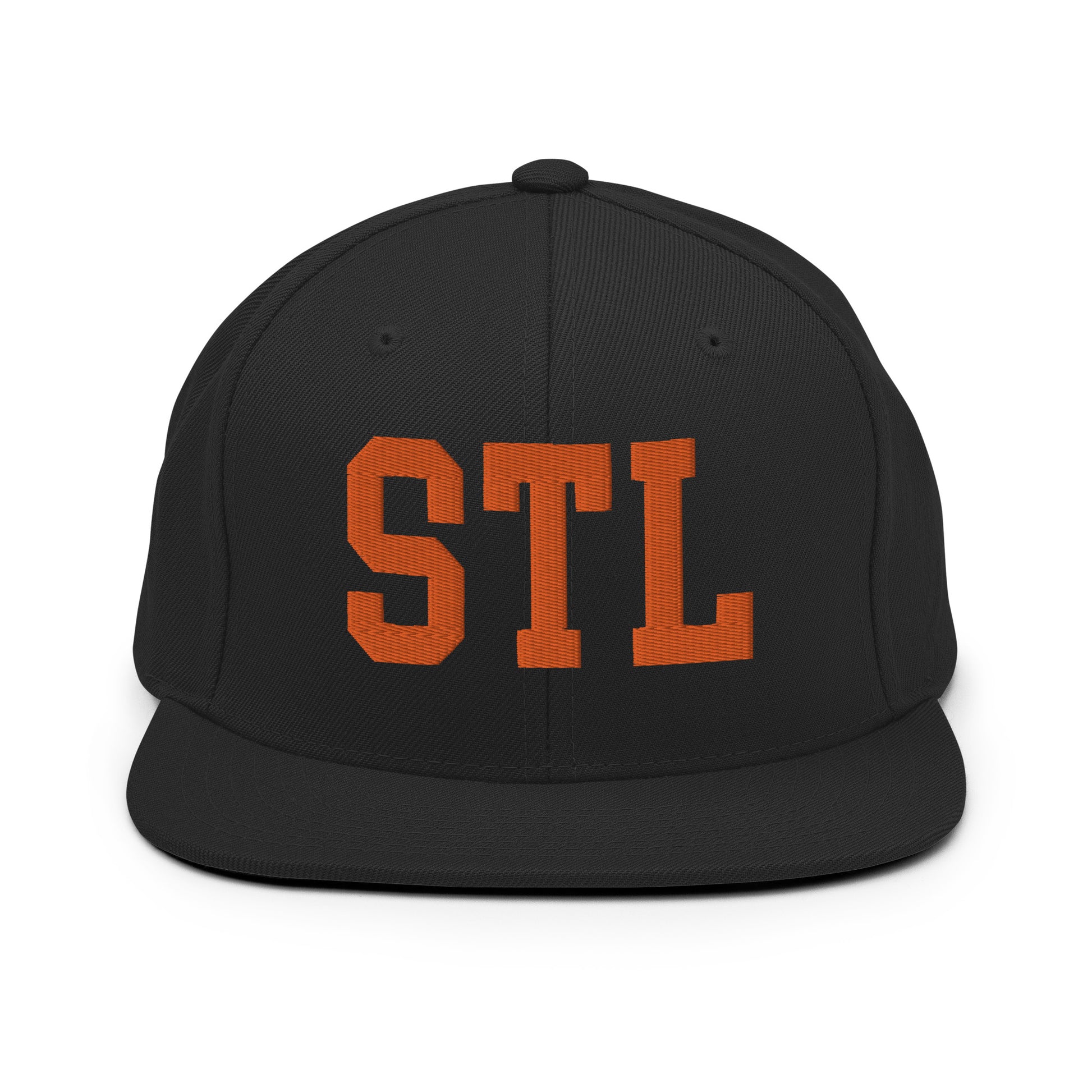 College-Style Classic Snapback Hat • Orange • STL St. Louis • YHM Designs - Image 07