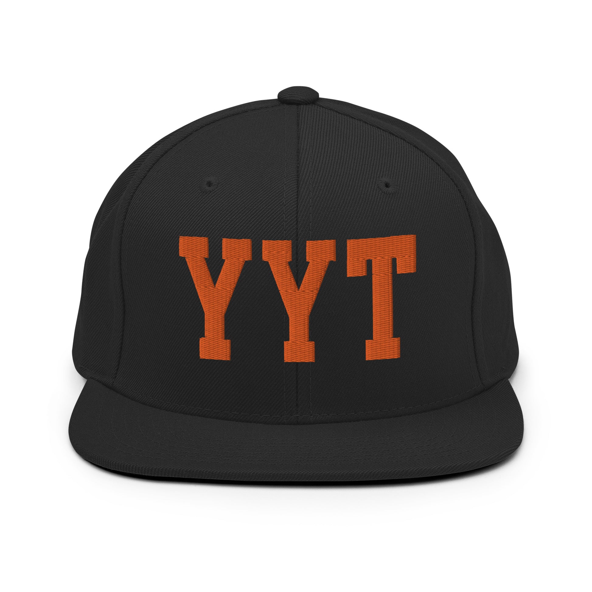 College-Style Classic Snapback Hat • Orange • YYT St. John's • YHM Designs - Image 07