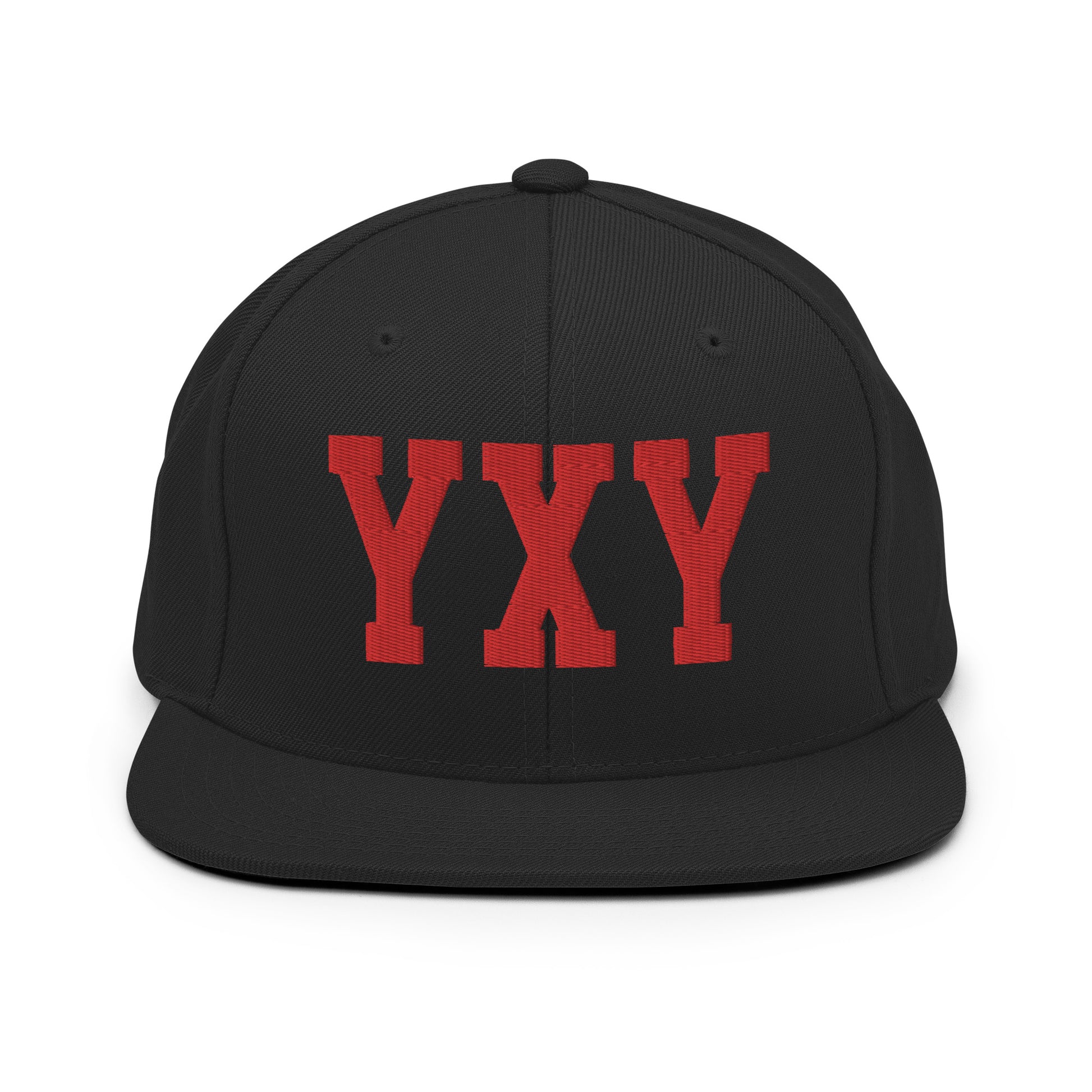 College-Style Classic Snapback Hat • Red • YXY Whitehorse • YHM Designs - Image 07