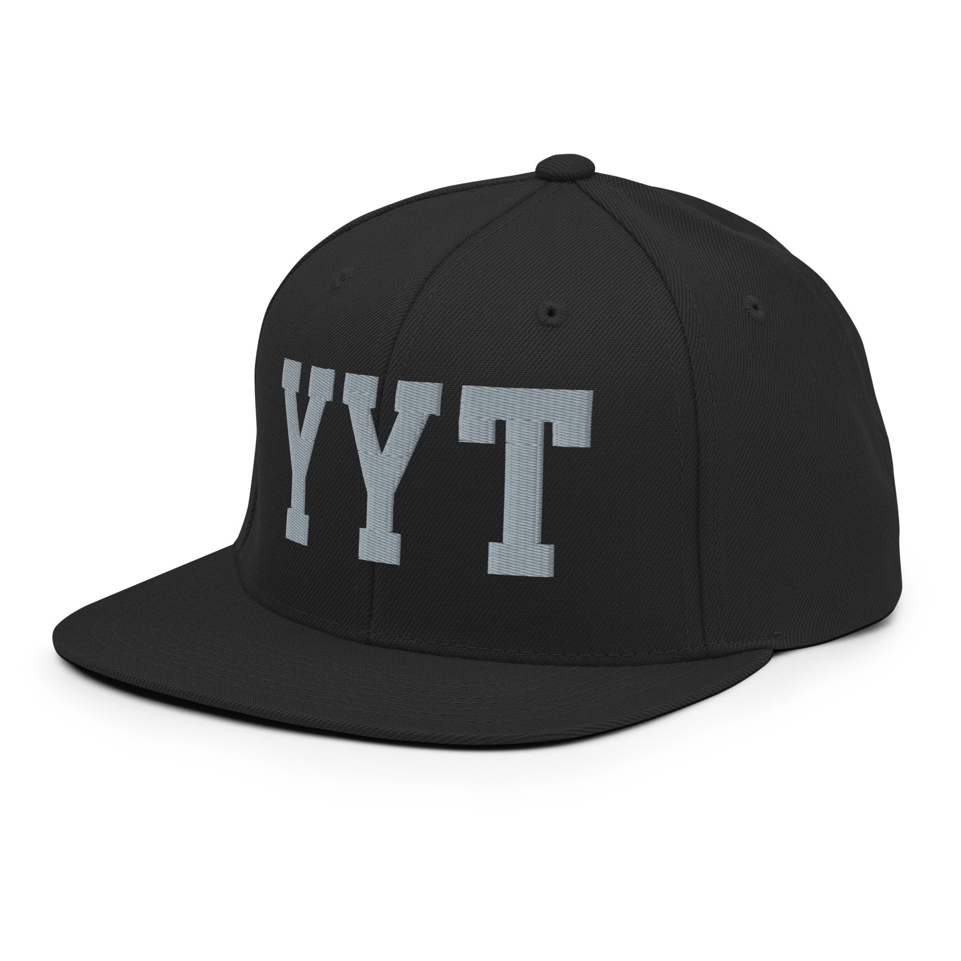 College-Style Classic Snapback Hat • Grey • YYT St. John's • YHM Designs - Image 09