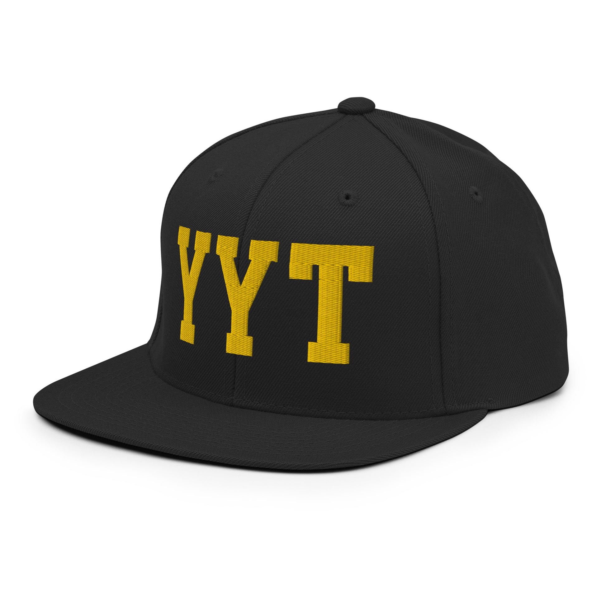 College-Style Classic Snapback Hat • Gold • YYT St. John's • YHM Designs - Image 09
