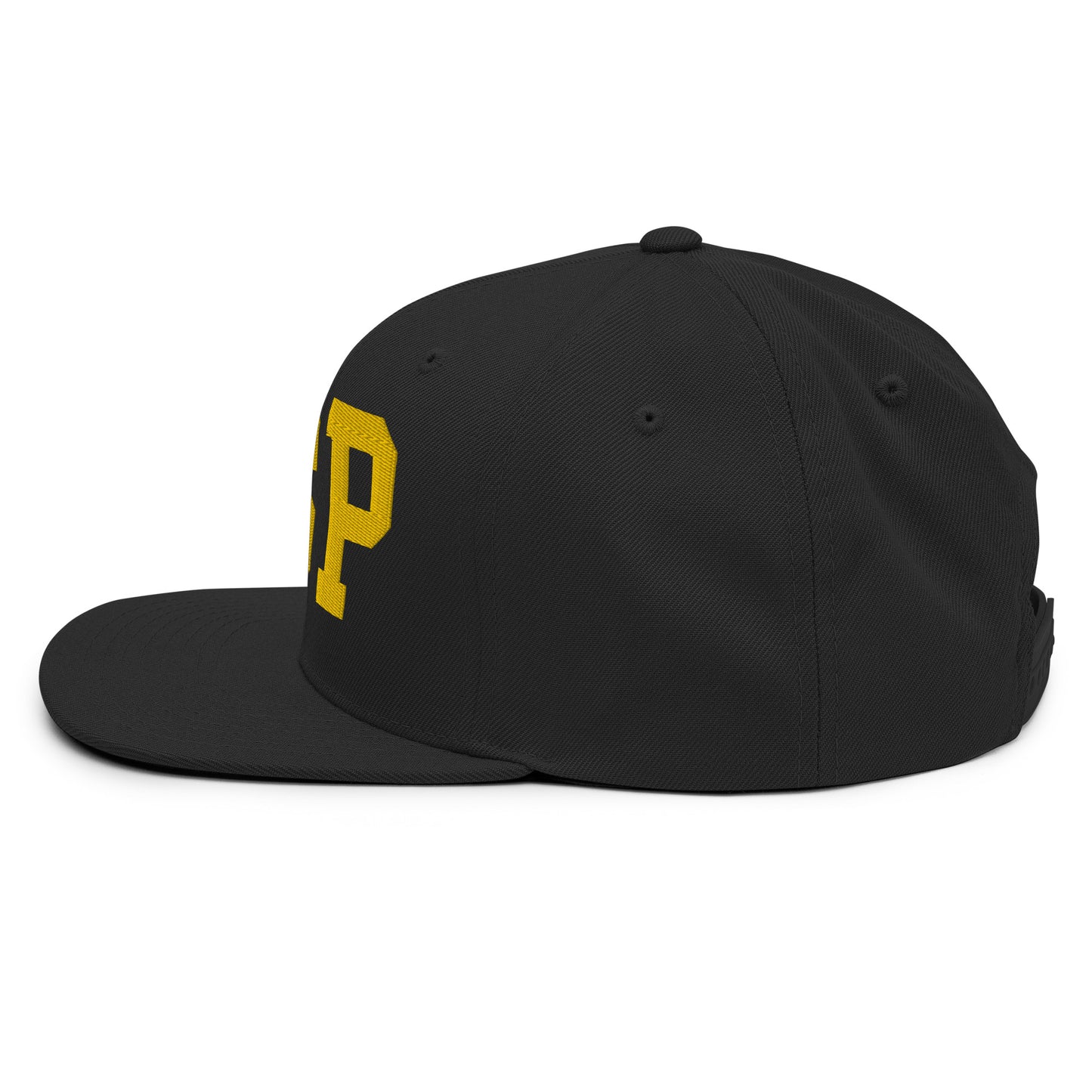 College-Style Classic Snapback Hat • Gold • MSP Minneapolis • YHM Designs - Image 10