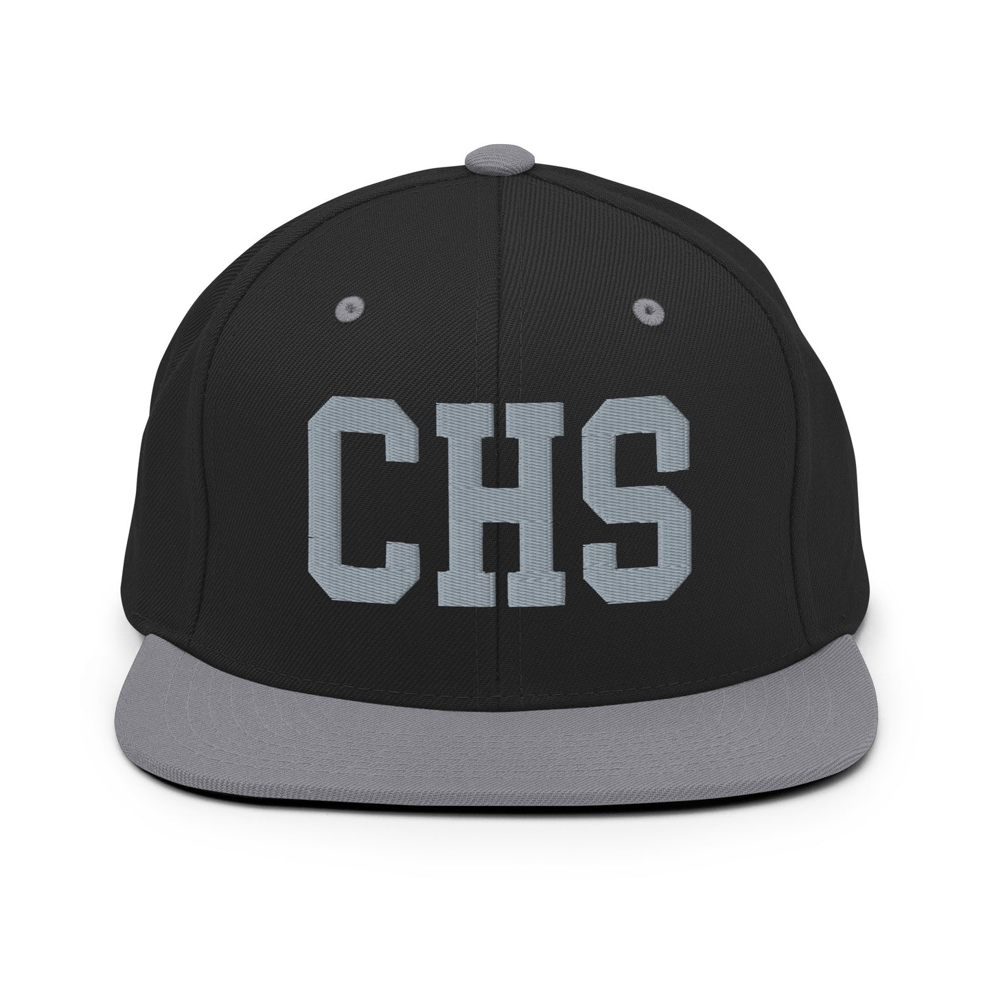 College-Style Classic Snapback Hat • Grey • CHS Charleston Souvenir • YHM Designs - Image 11