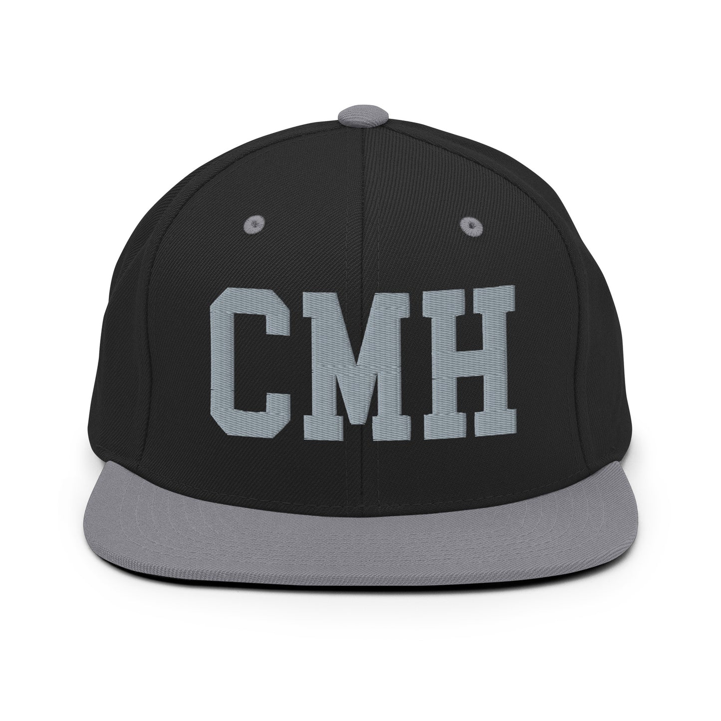 College-Style Classic Snapback Hat • Grey • CMH Columbus Souvenir • YHM Designs - Image 11