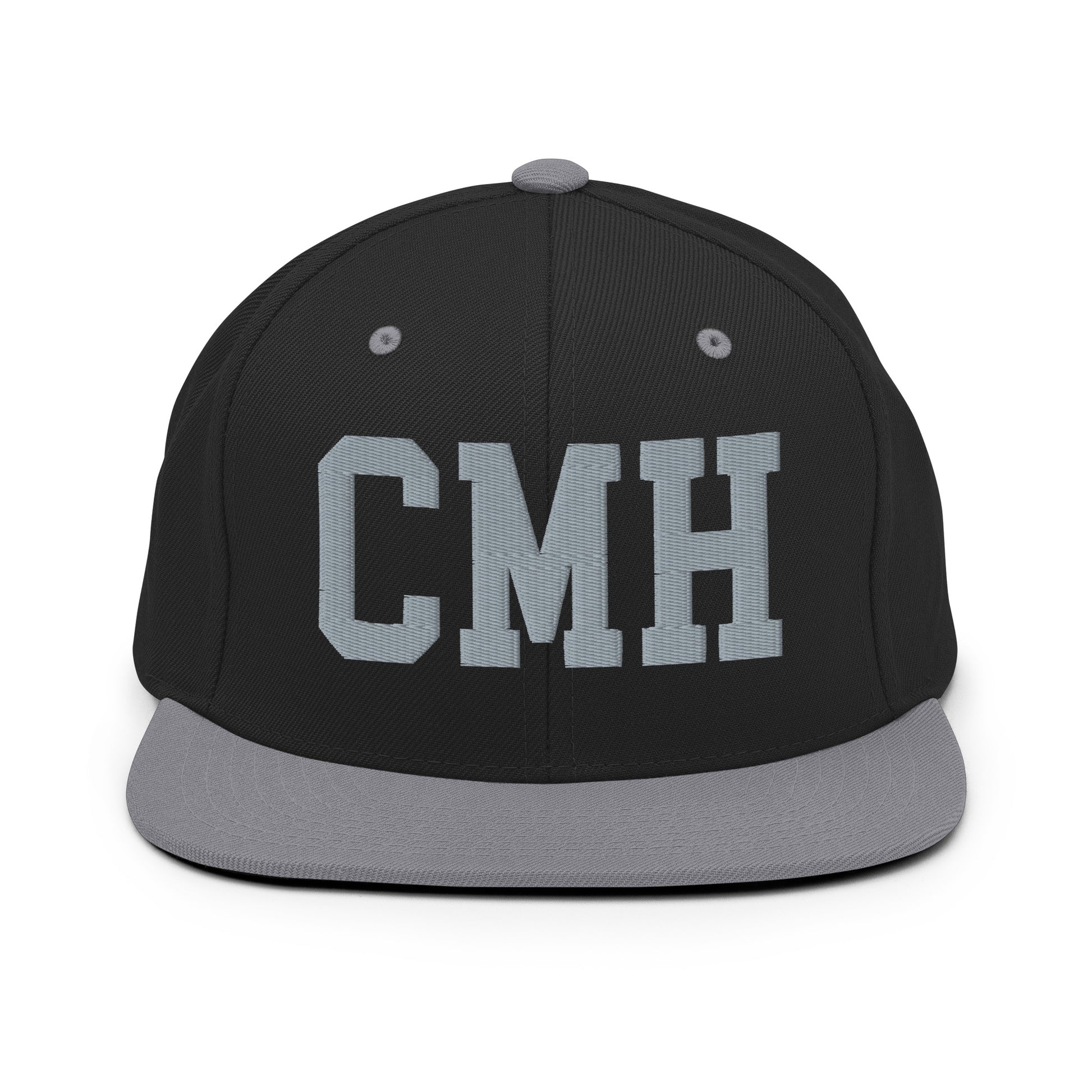 College-Style Classic Snapback Hat • Grey • CMH Columbus Souvenir • YHM Designs - Image 11