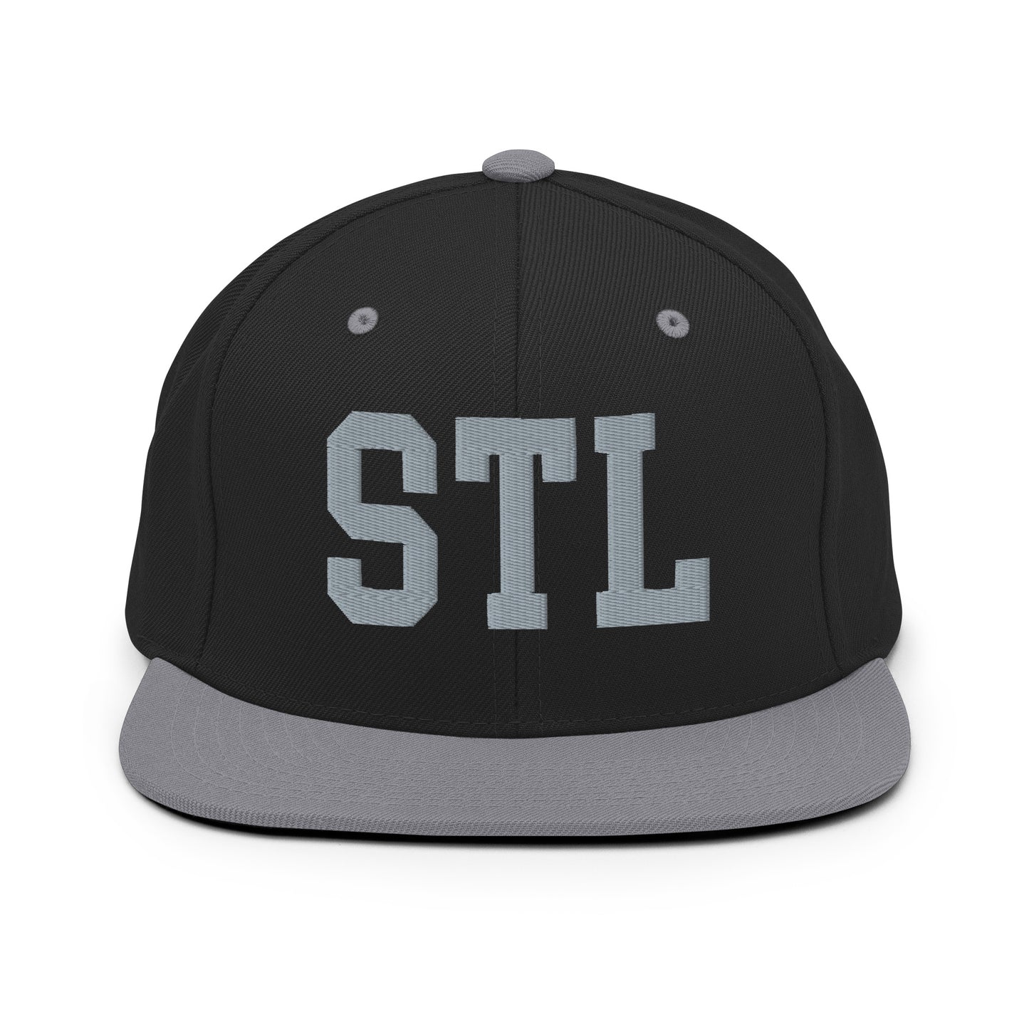 College-Style Classic Snapback Hat • Grey • STL St. Louis • YHM Designs - Image 11