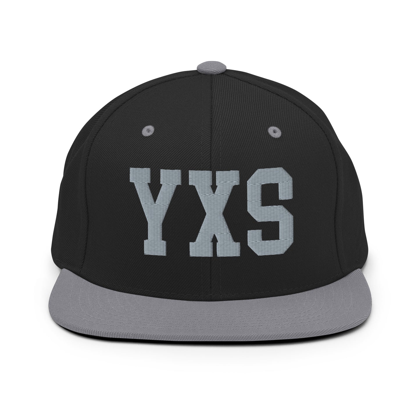 College-Style Classic Snapback Hat • Grey • YXS Prince George Souvenir • YHM Designs - Image 11