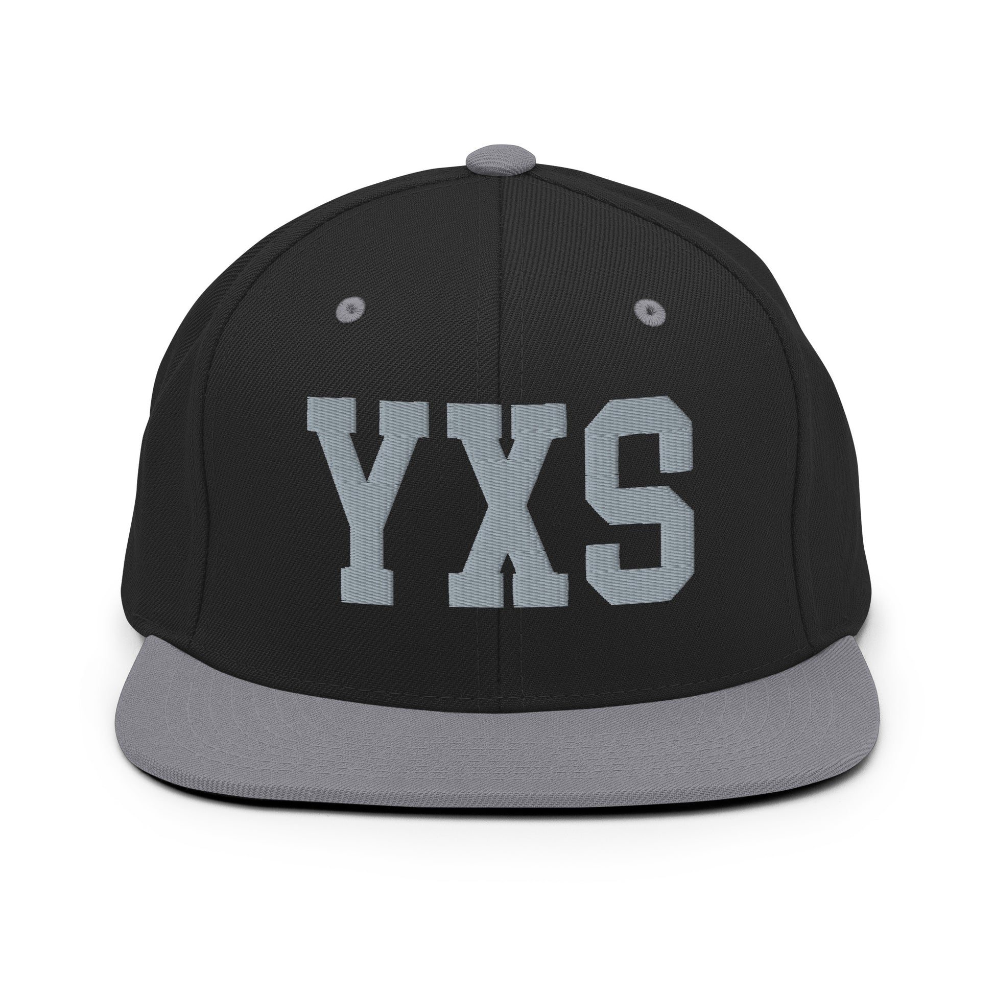 College-Style Classic Snapback Hat • Grey • YXS Prince George Souvenir • YHM Designs - Image 11