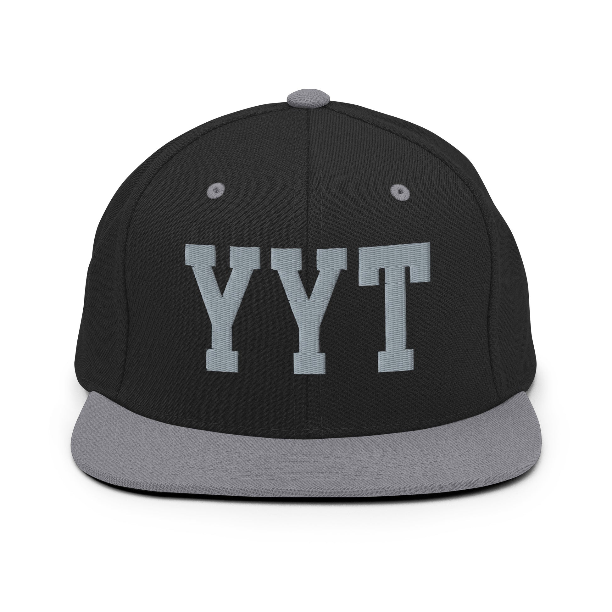 College-Style Classic Snapback Hat • Grey • YYT St. John's • YHM Designs - Image 11